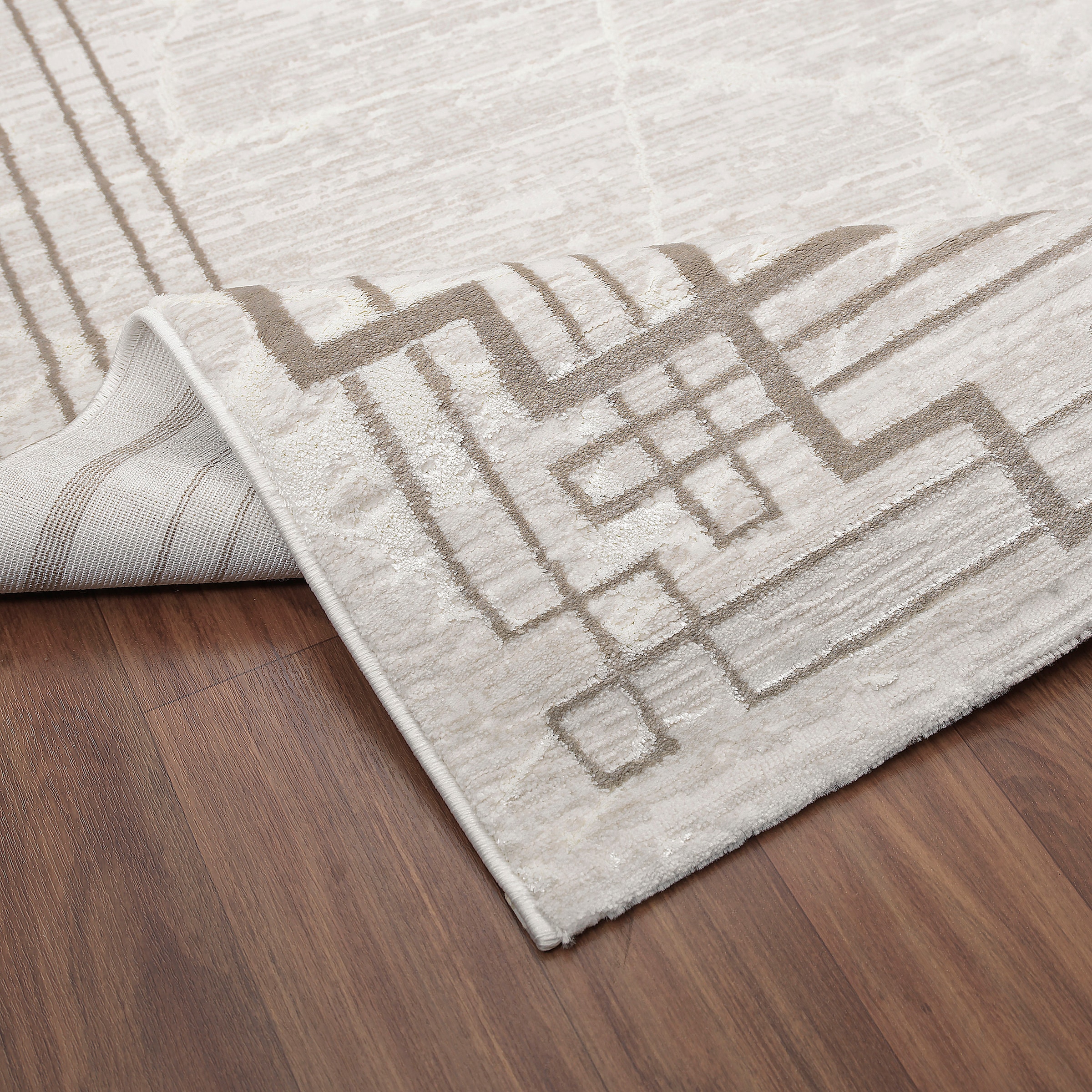 Sanat Teppich »Harmony 3214« rechteckig 12 mm Höhe abstrakter Kurzflorteppich, Wohnzimmer, auch als Läufer