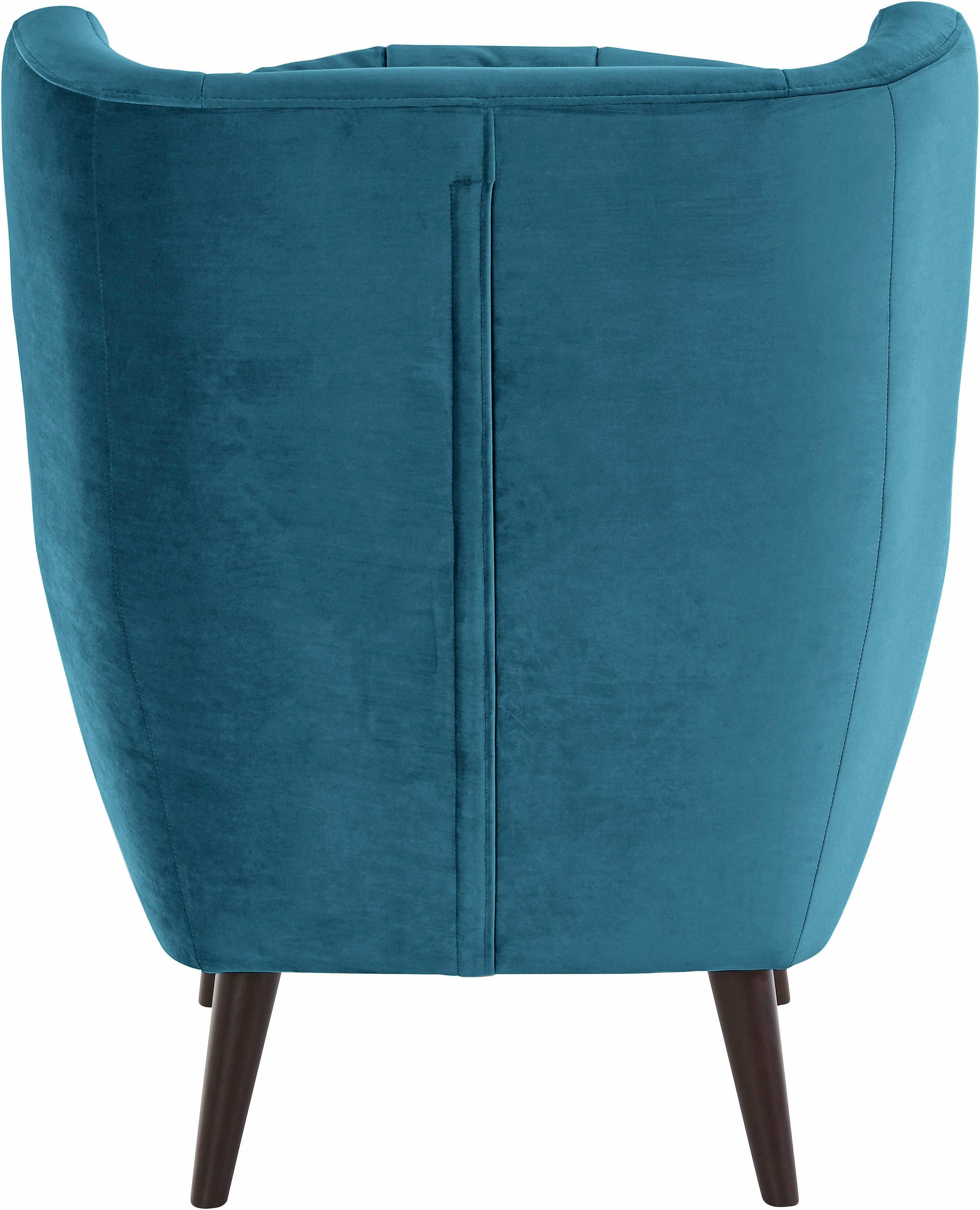 Home affaire Fauteuil à oreilles »Hemmink, Sessel, Loungesessel« mit Knopfheftung