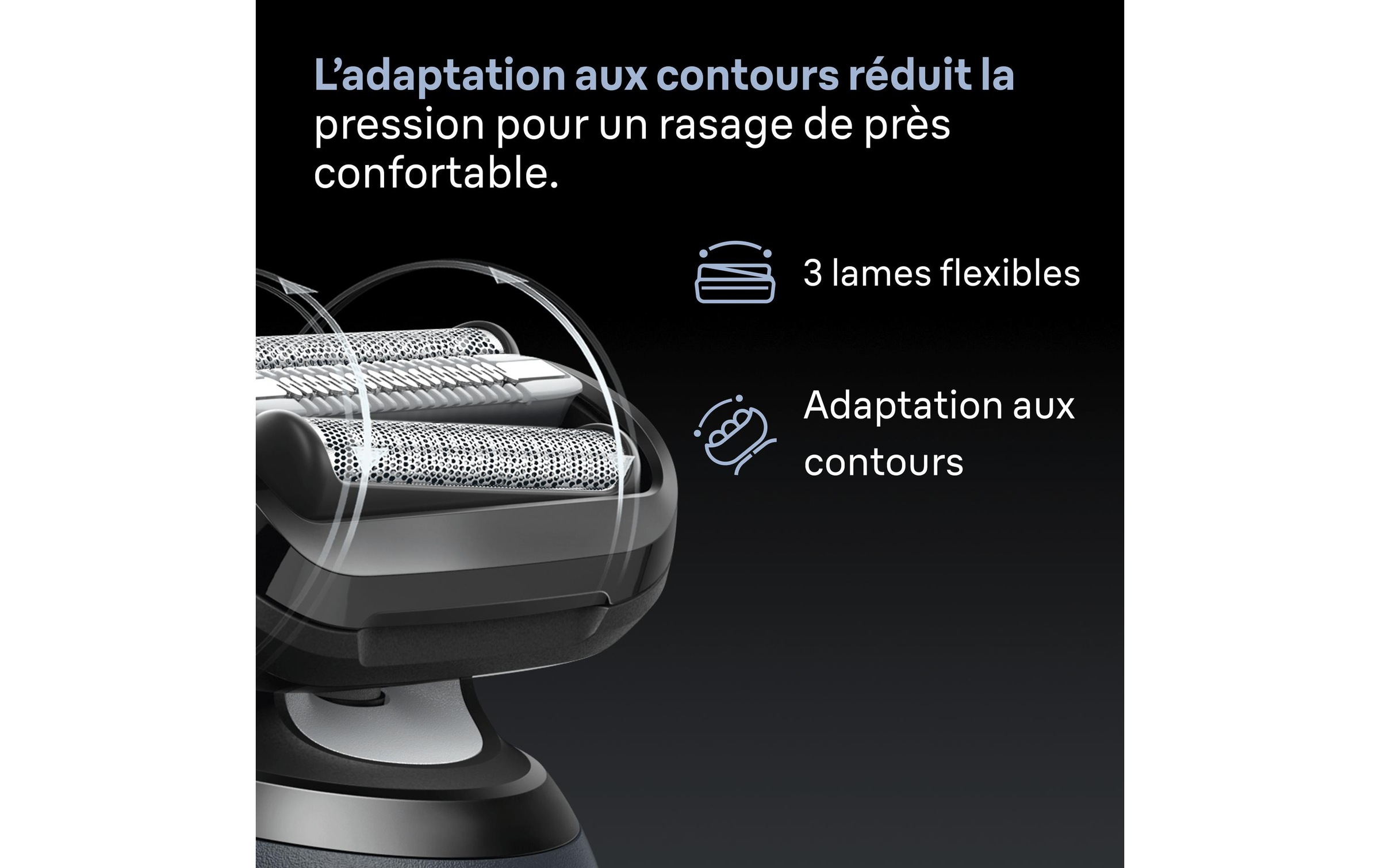 Braun Épilateur électrique pour le visage »Series 6 62-B1200s«