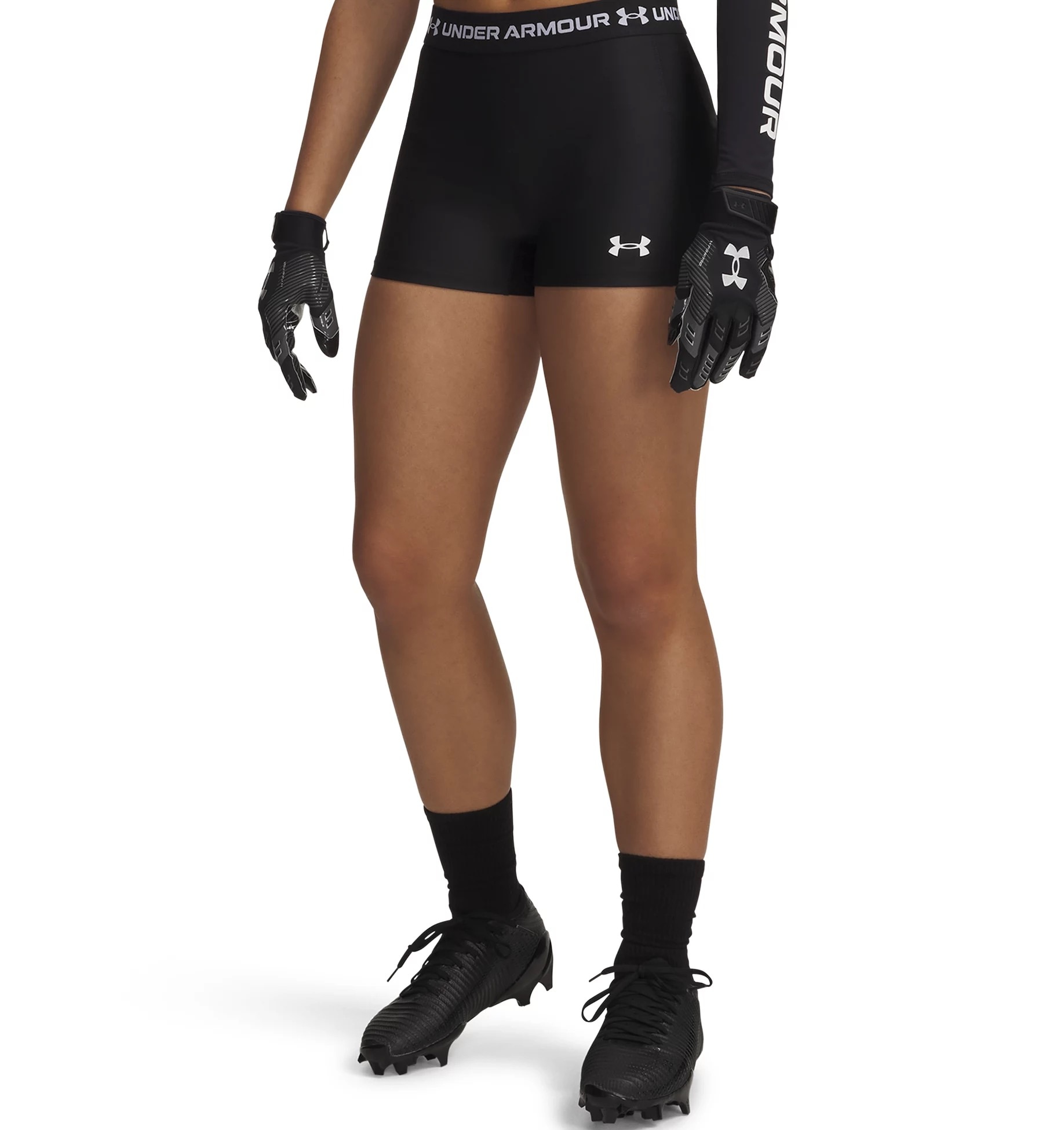 Under Armour® Trainingsshorts »HEATGEAR SHORTY«  mit Elasthan-Anteil, aus Polyester und Elasthan, leichtes Material