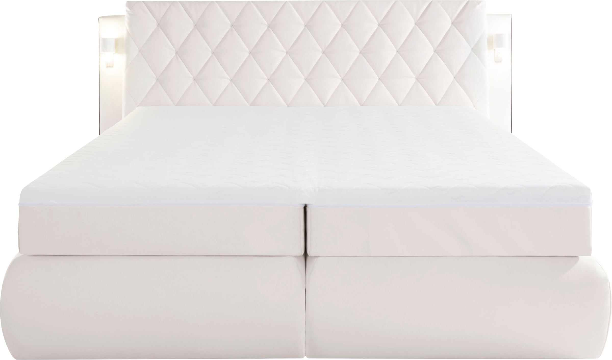 COLLECTION AB Boxspringbett inklusive Bettkasten, LED-Beleuchtung und Topper