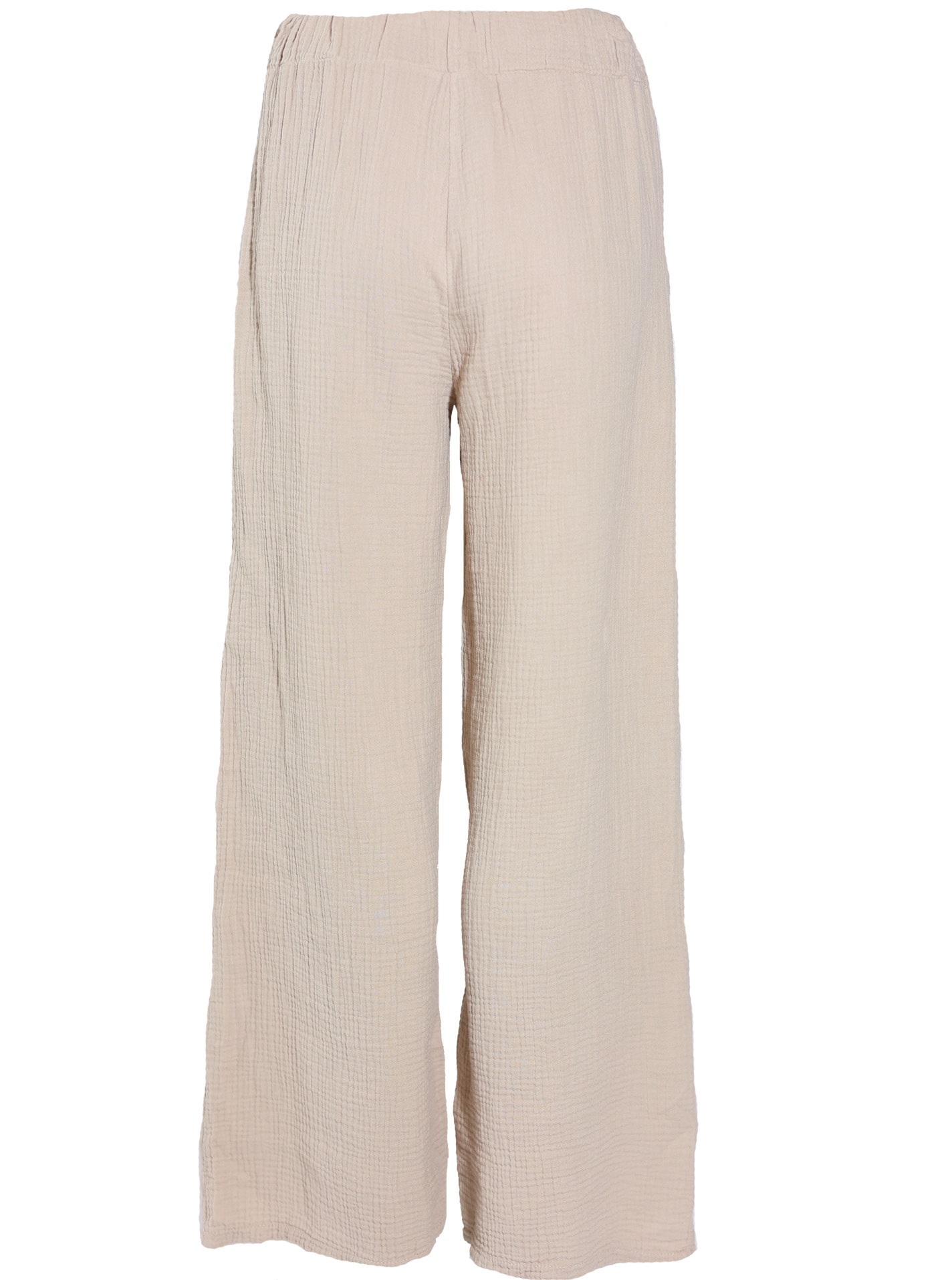 Zwillingsherz Pantalon en tissu »"Musselin"«  mit Zugband, Eingriffstaschen und weitem Bein