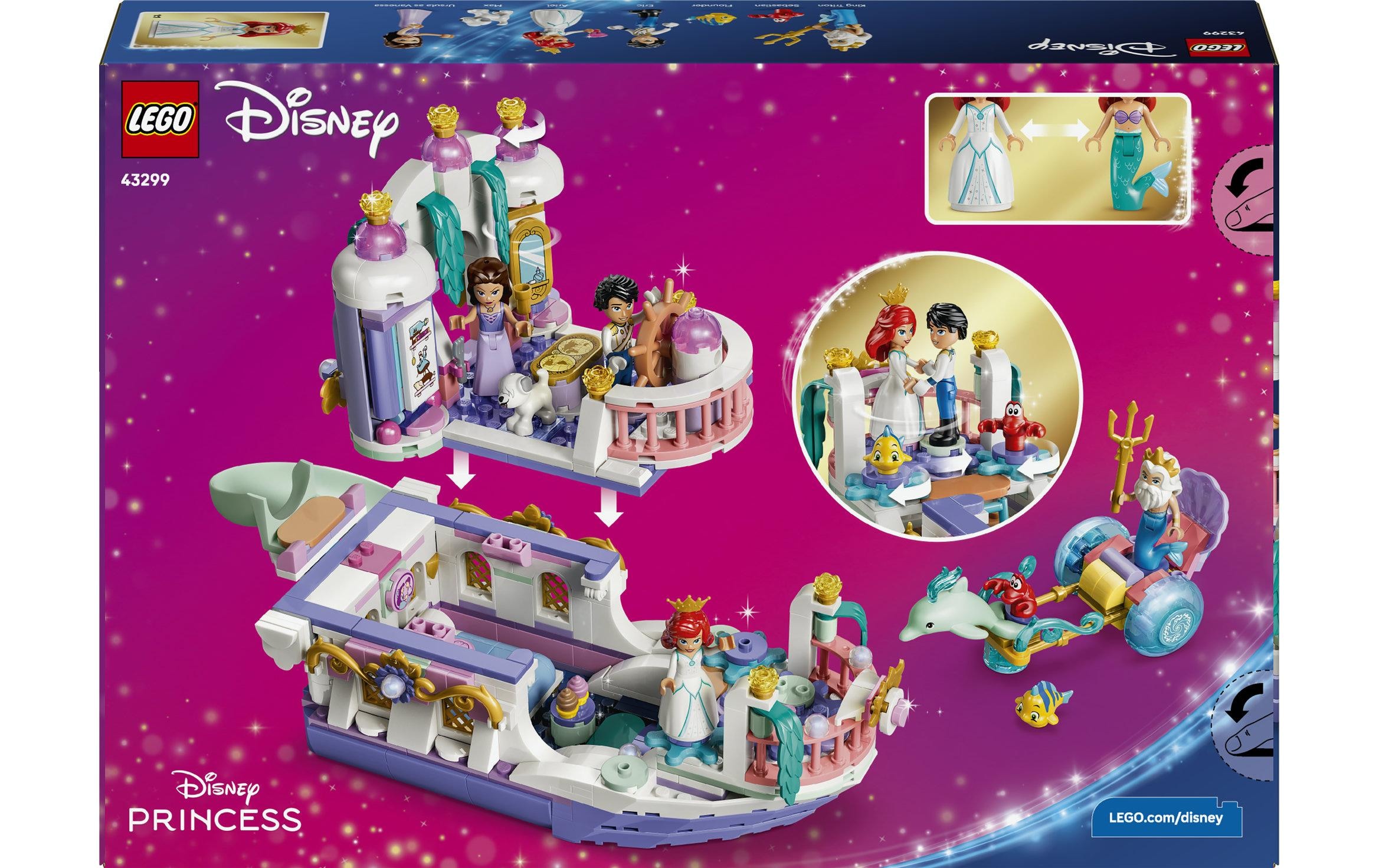 LEGO® Pions de construction »Arielles Königliches Hochzeitsboot (43299), LEGO Disney Princess« fabriqué en Europe