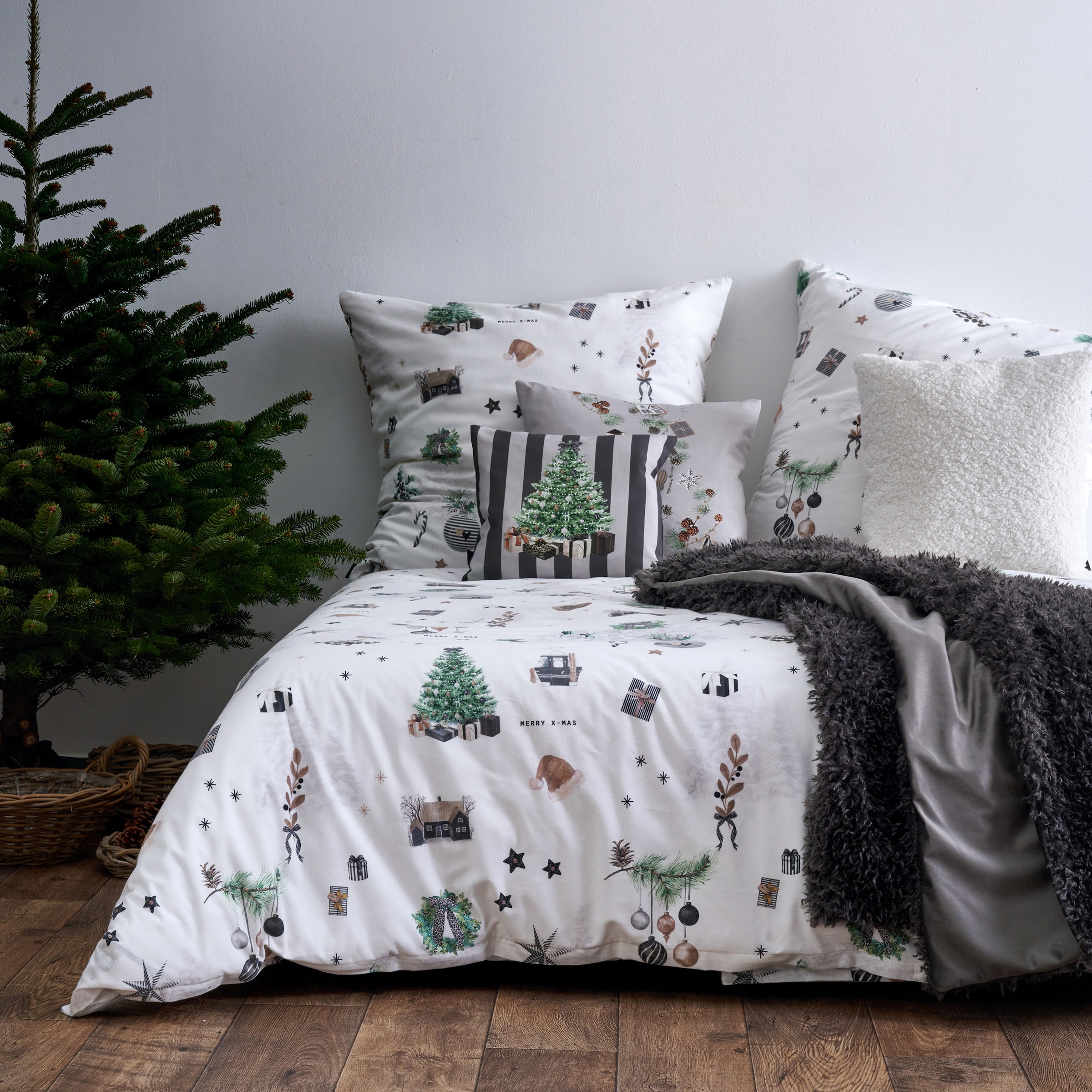 APELT Bettwäsche »Max Flanell« 2 Stk. Winterwelt