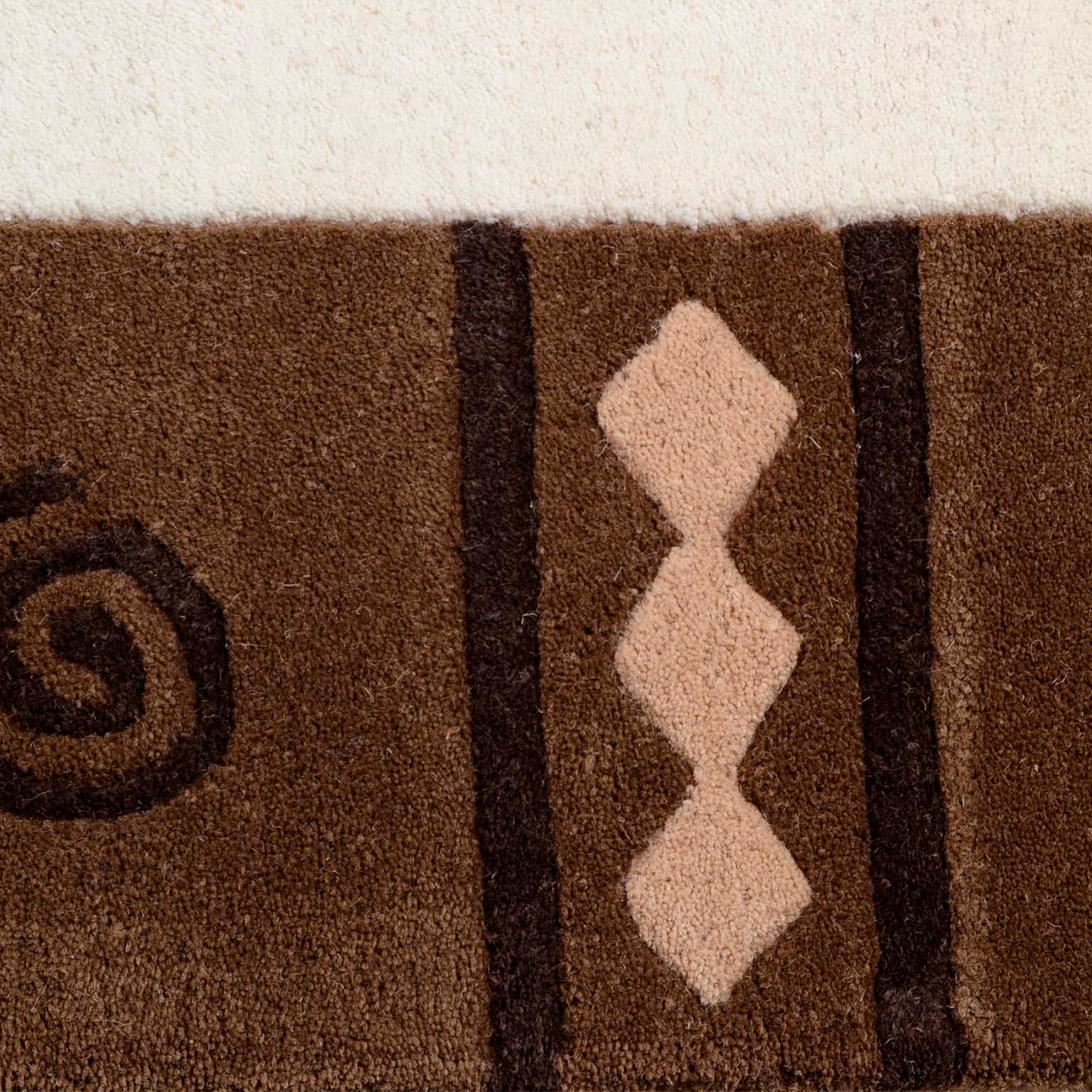 THEKO Bordure de lit »Ambadi, handgetuftet« Höhe 14 mm 3 cuis tlg. Tapis de lit, pure laine, avec bordure, set de coureurs