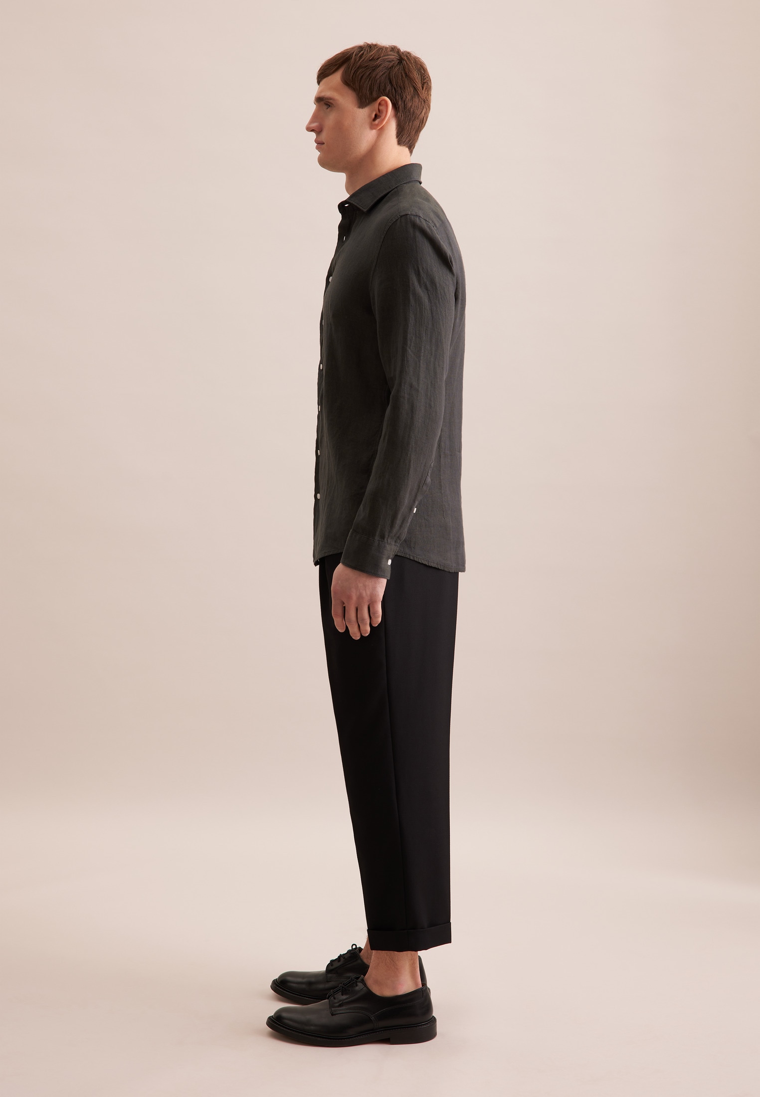 seidensticker Chemise d'affaires »Slim« Slim 1/1 Kentkragen Uni