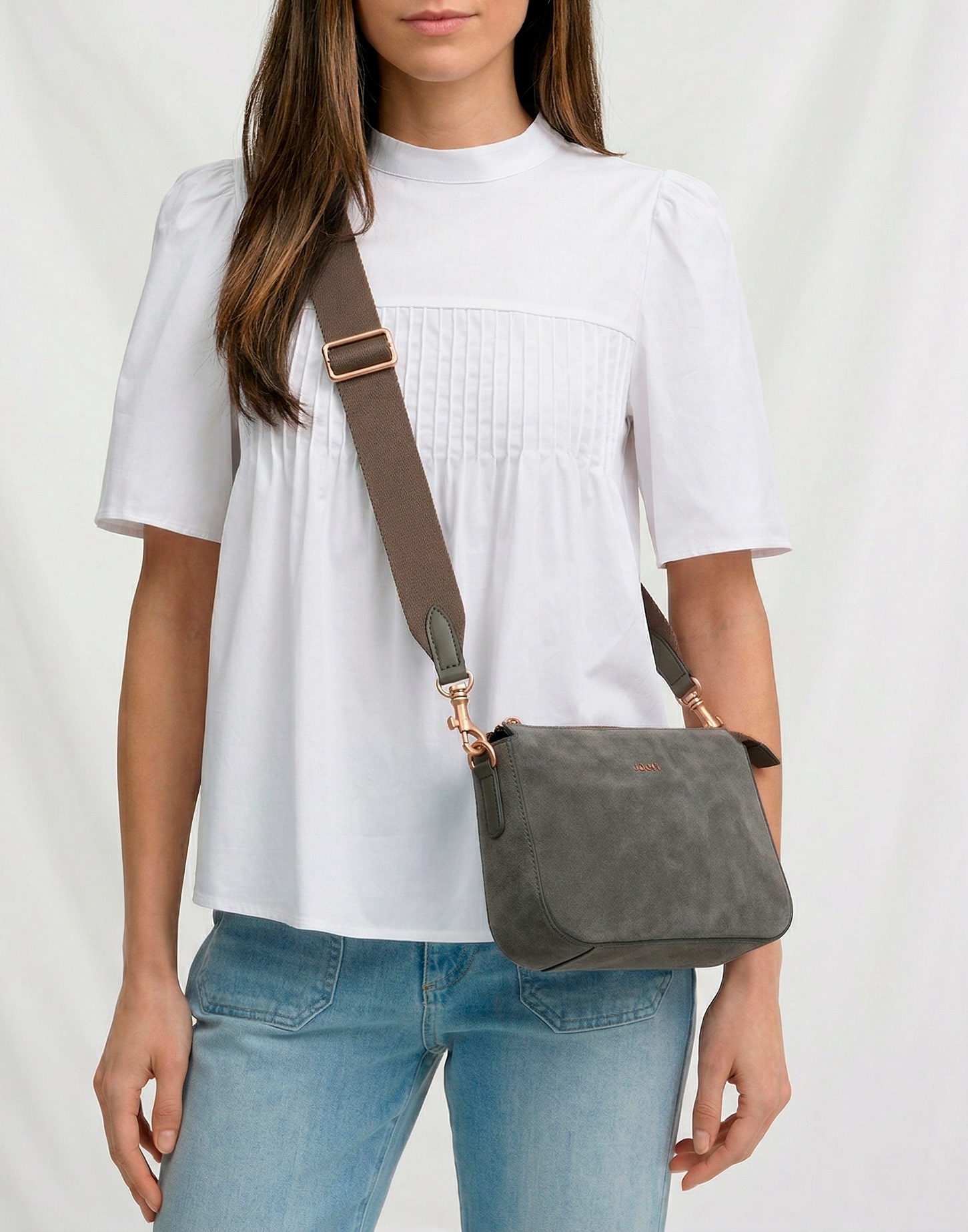 JOOP! Schultertasche »sofista dolce jasmina shoulderbag shz« Damen Umhängetasche mit Logoschriftzug