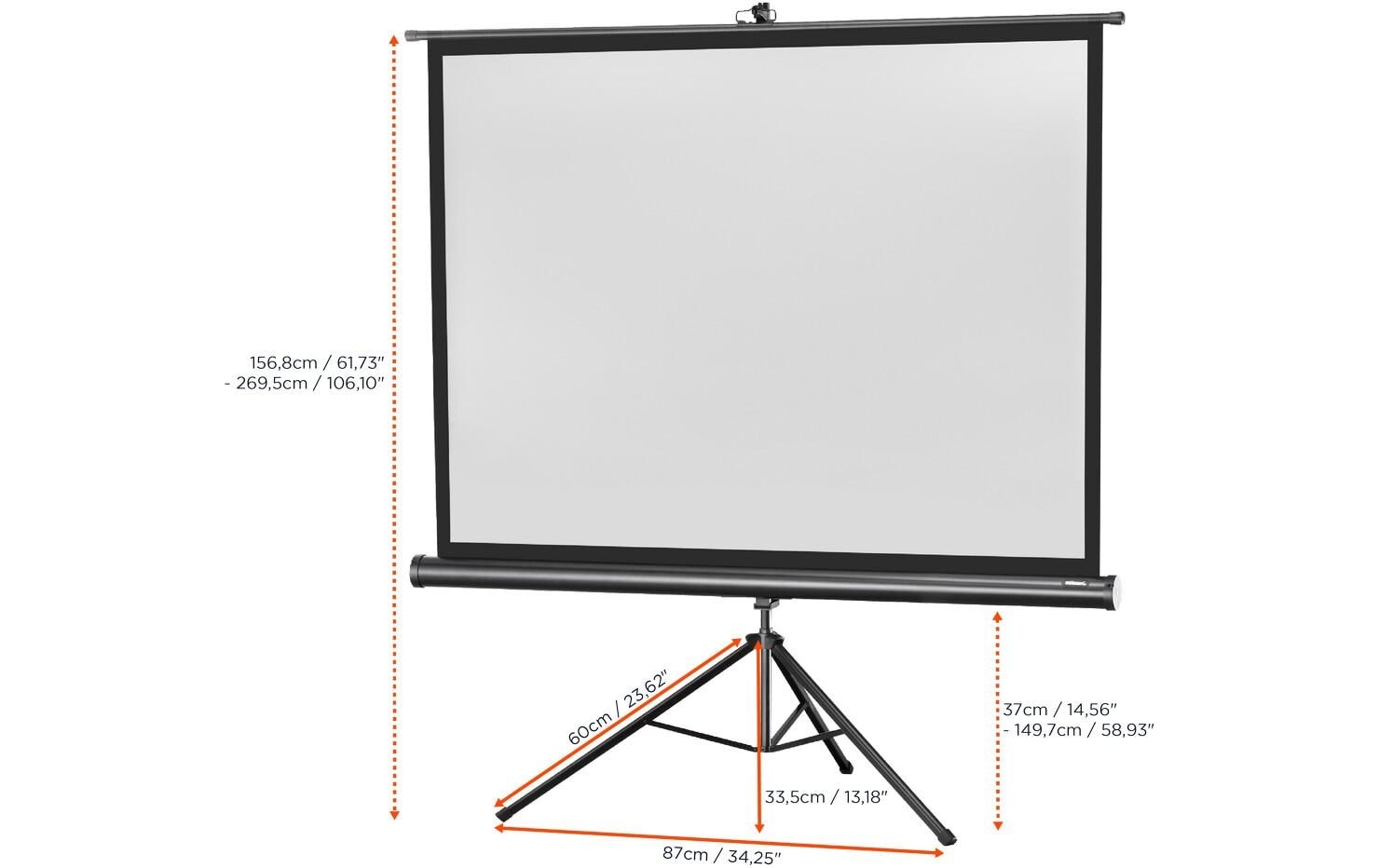 Celexon Écran sur trépied »Eco 133 x 100 cm«