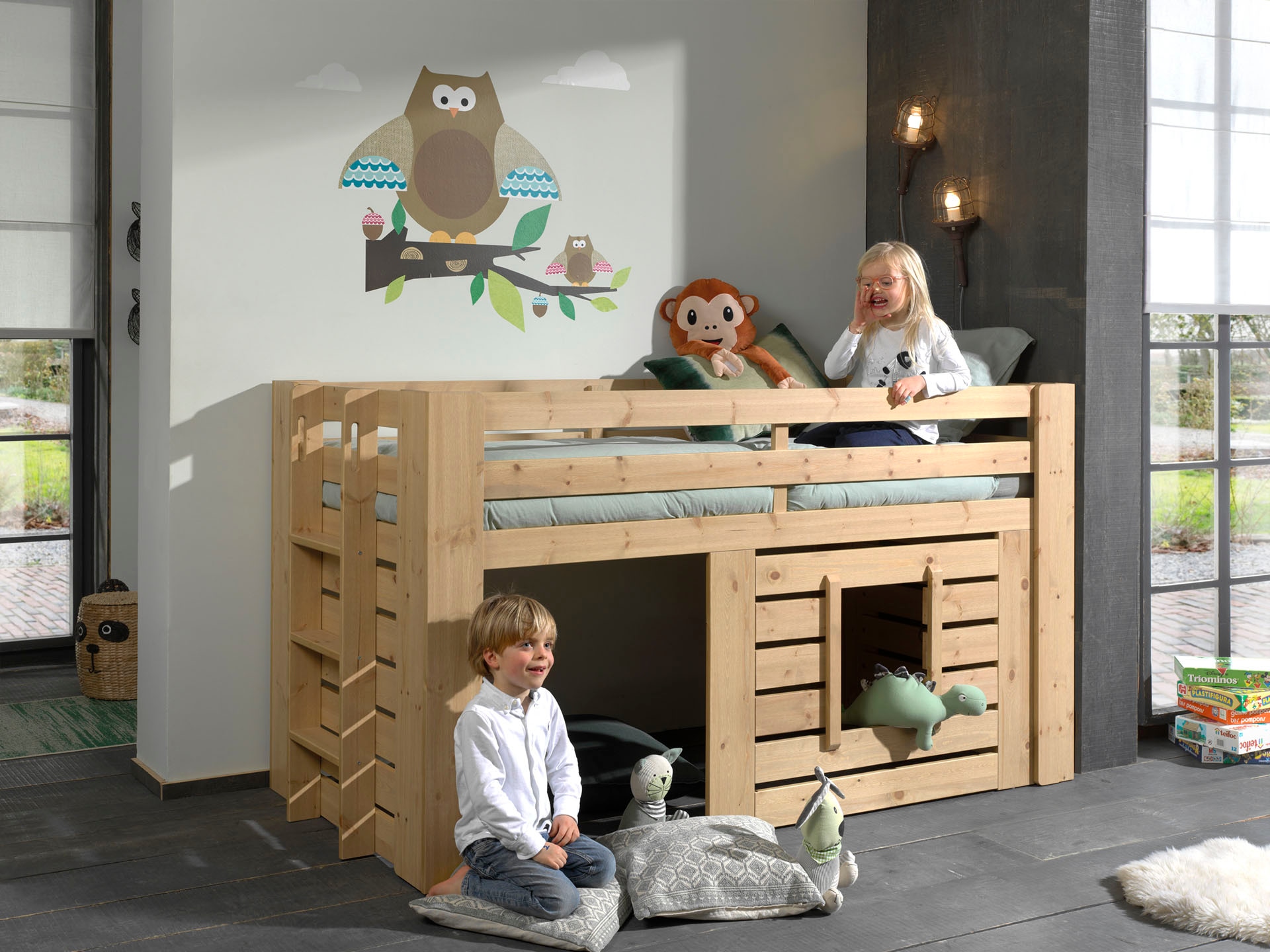 Vipack Kinderbett »Oliver« Made in Europe,  Jugendbett, Hausbett