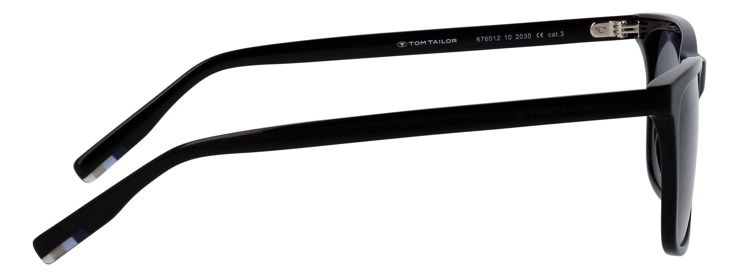 TOM TAILOR Lunettes de soleil »Modell 676012« Form Karree/Eckig, Logoschriftzug auf Bügel, Kunststofffassung