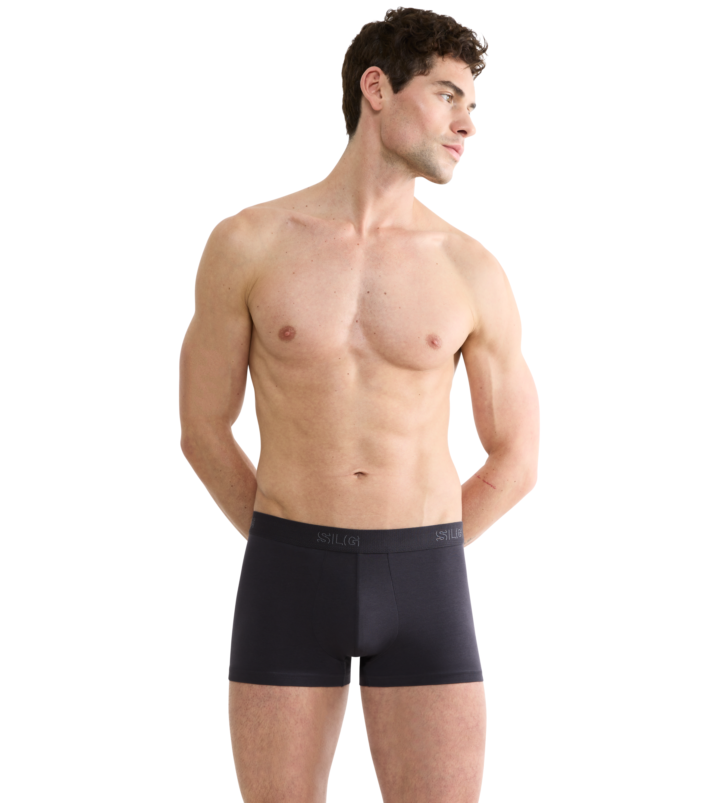 sloggi Tronc »SLG Base« sans braguette, moderne, ceinture logo, mélange coton