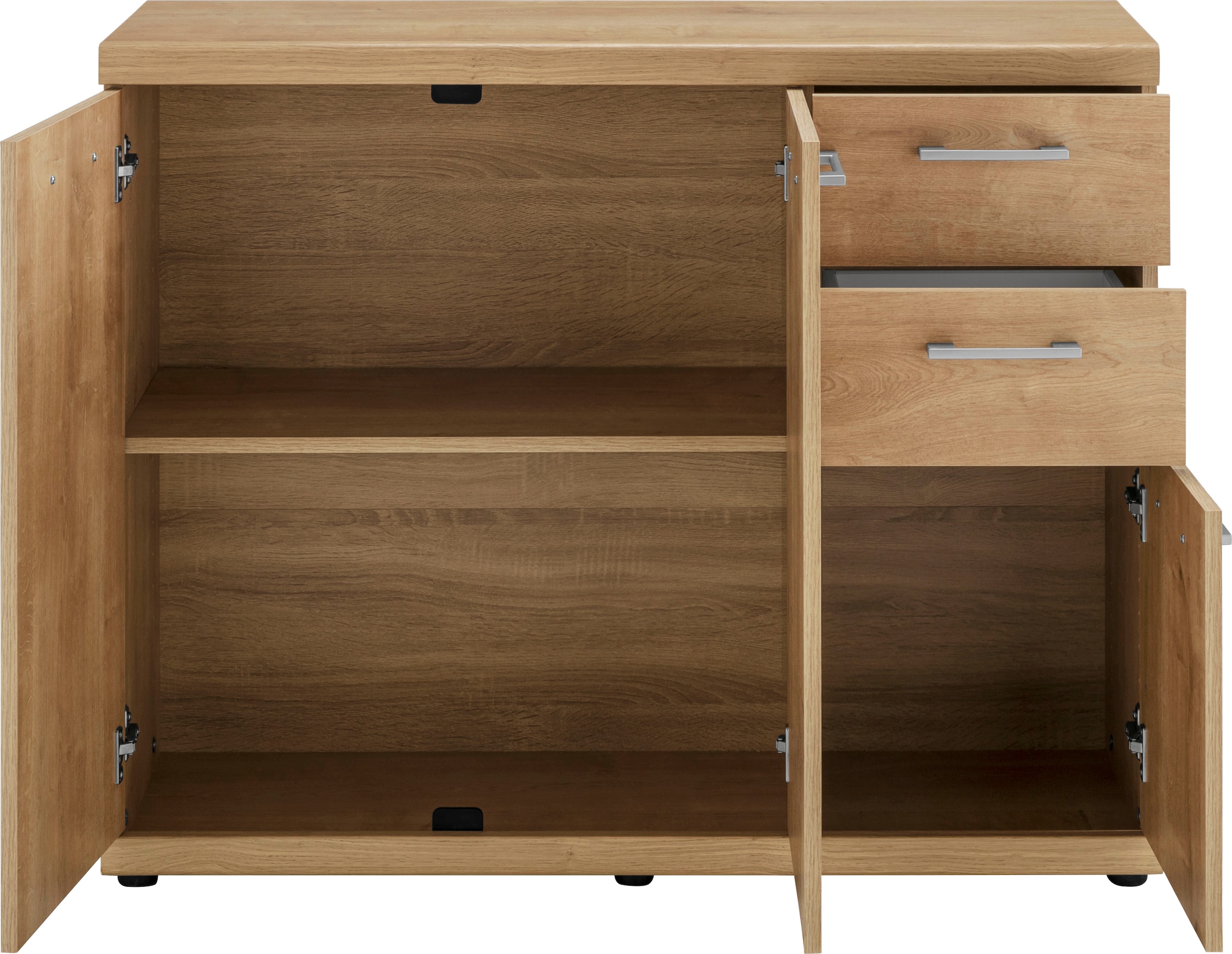 VOGL Möbelfabrik Sideboard »Sunny« mit 3 Türen und 2 Schubkästen