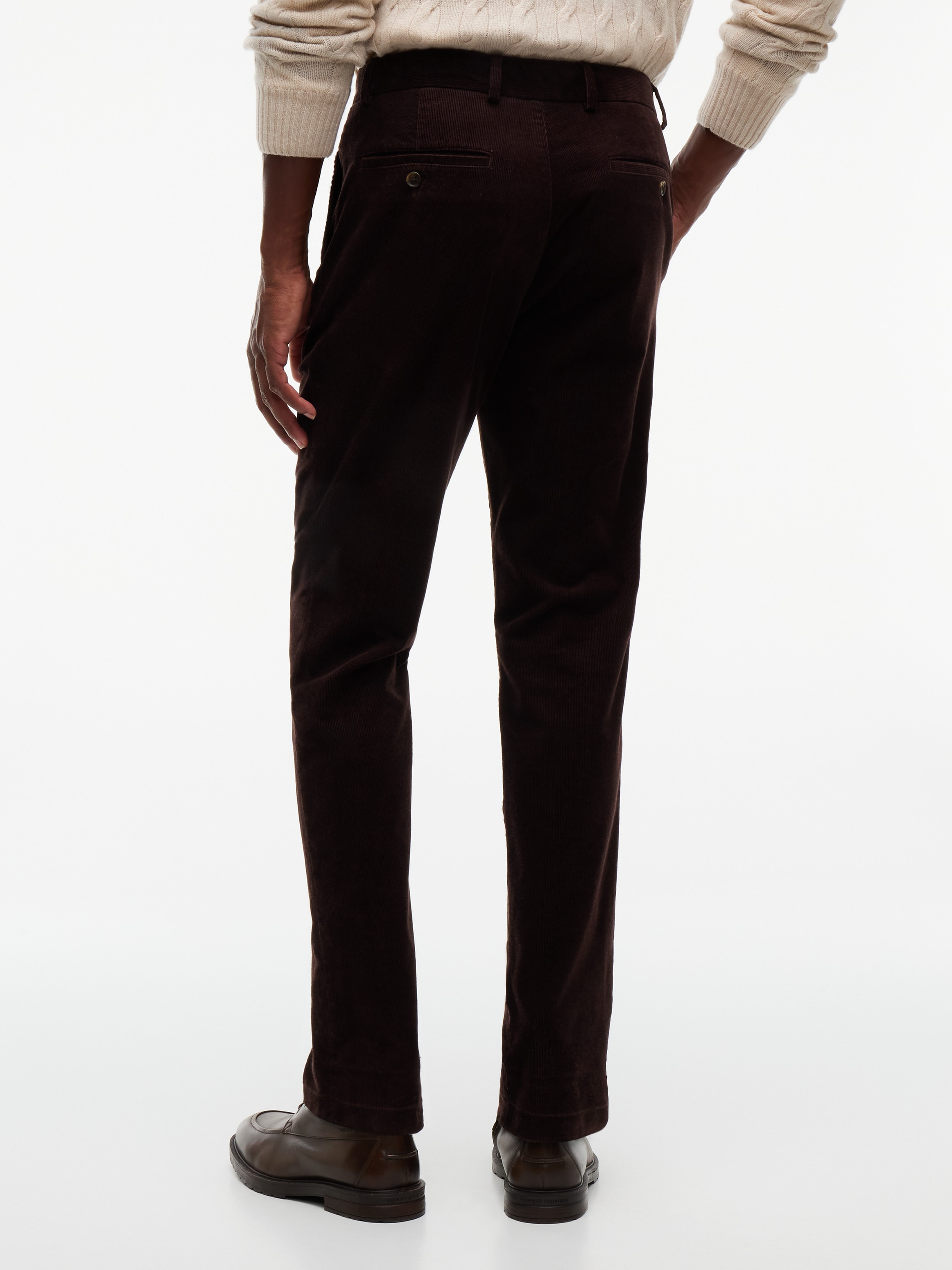 Tommy Hilfiger Chinohose »DENTON FINE CORDUROY«  Slim Straight Leg Fit