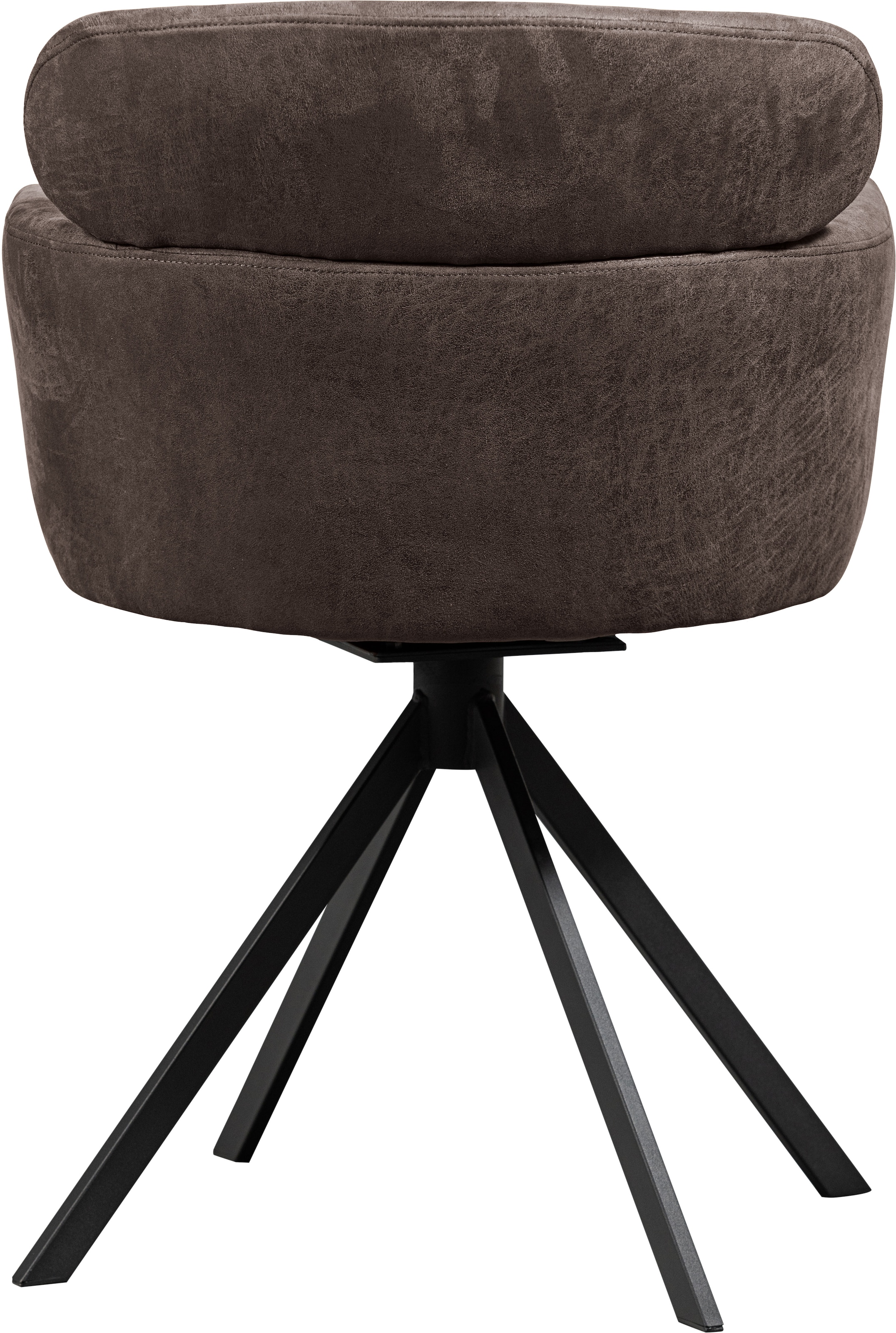 WOOOD Chaise de salle à manger »Fenne aus Kunstleder mit Drehgestell aus Metall H 80 x B 58 cm« (Ensemble) 2 cuis(Set, 2 pcs) Haute résistance à l'usure, largeur 58 cm
