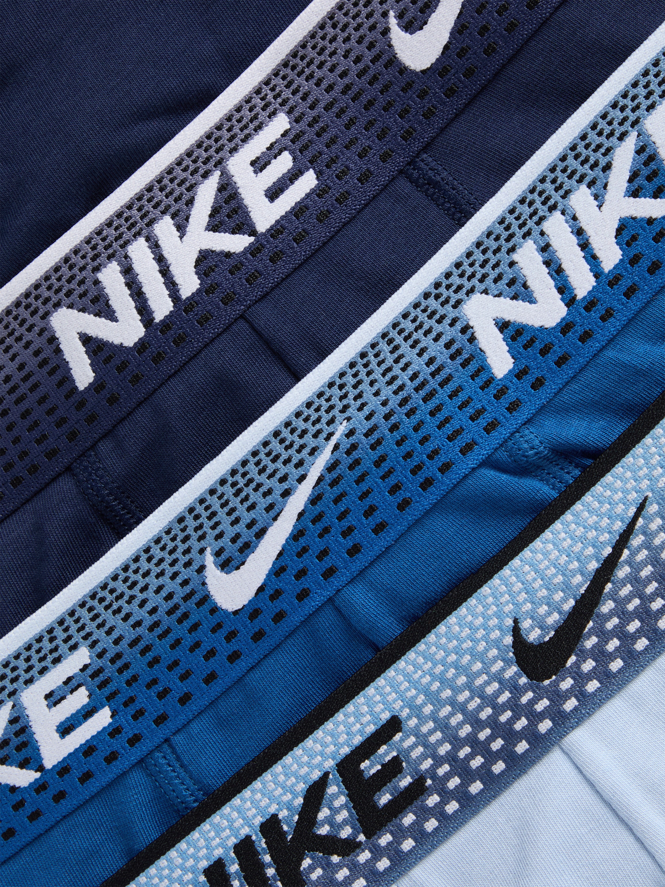 NIKE Underwear Tronc »TRUNK 3PK« Paquet, 3er, 3 cuis mit Logo-Elastikbund