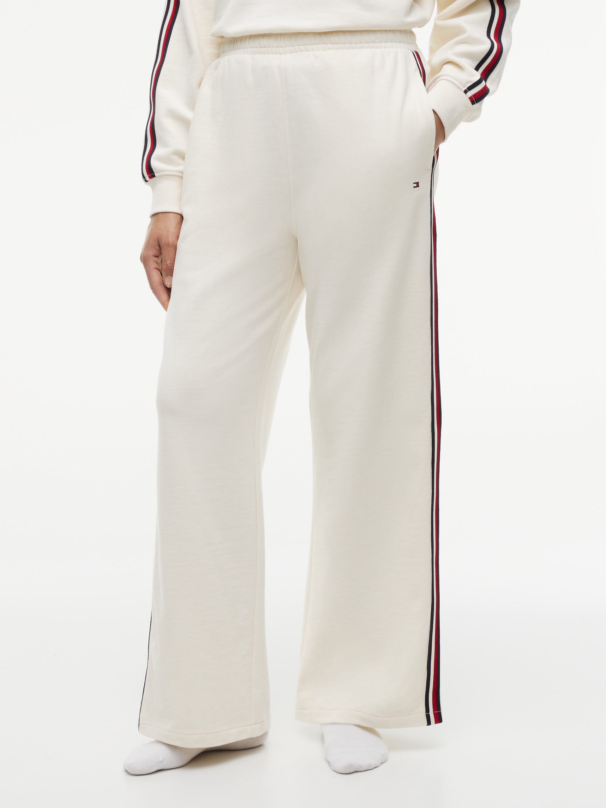 Tommy Hilfiger Underwear Jogginghose »WIDE LEG JOGGER«  Global Stripe seitlich, mit weitem Bein