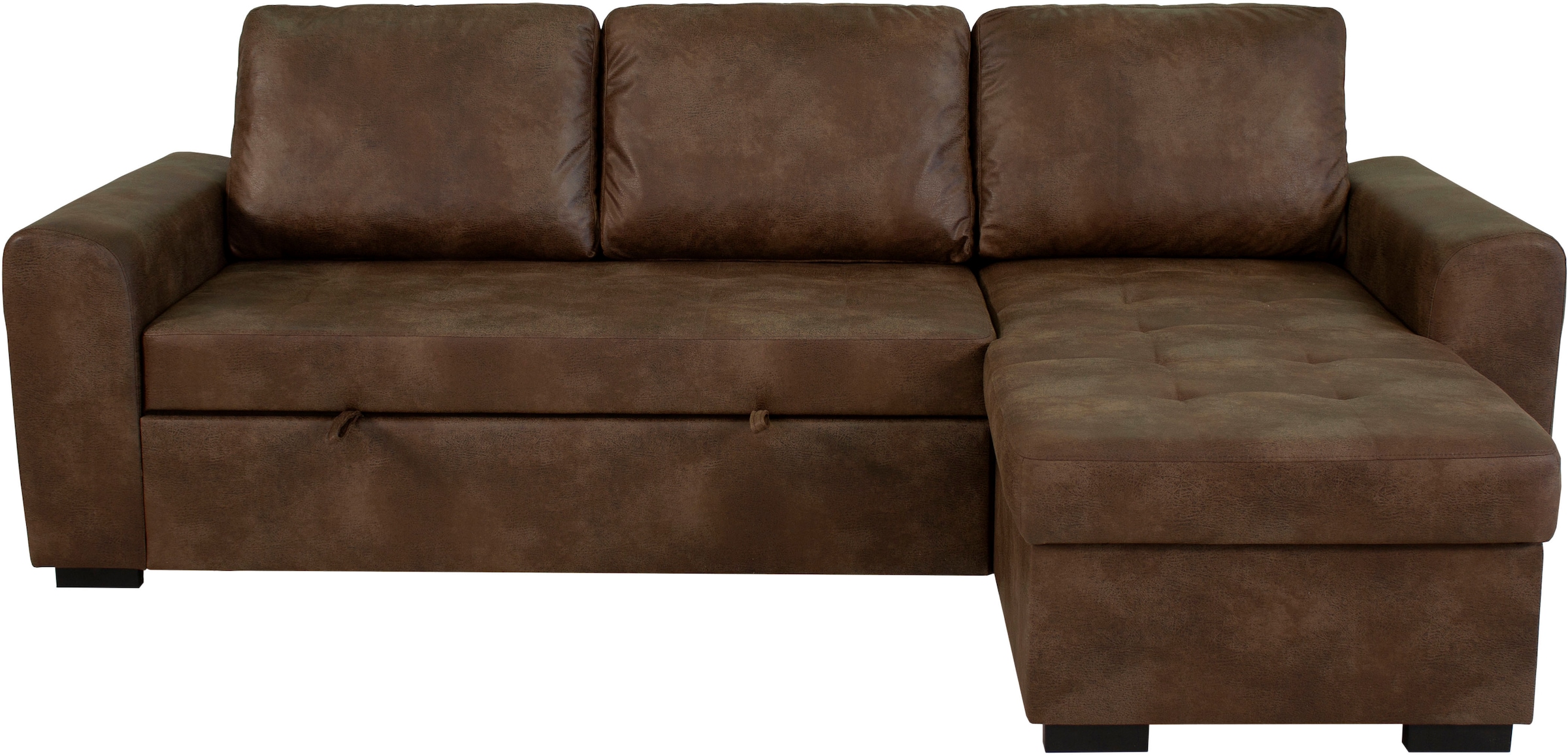 Trends by HG Canapé d'angle »Poll L-Form, B: 245 cm« mit Bettfunktion & Bettkasten