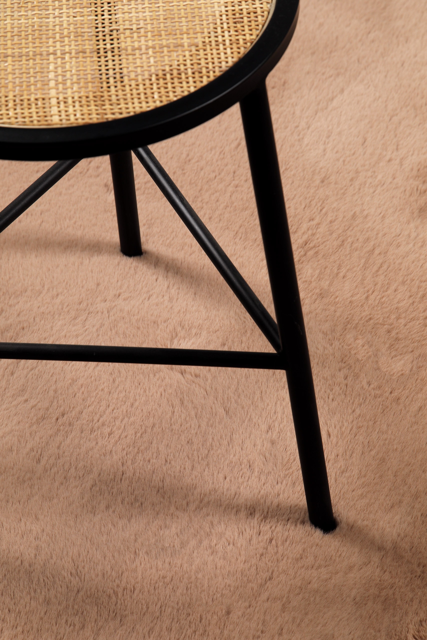 Esprit Hochflor-Teppich »Alice ESP-4377 , Kunstfell« rechteckig 25 mm Höhe Kaninchenfell-Haptik, besonders weich und dicht, für alle Räume