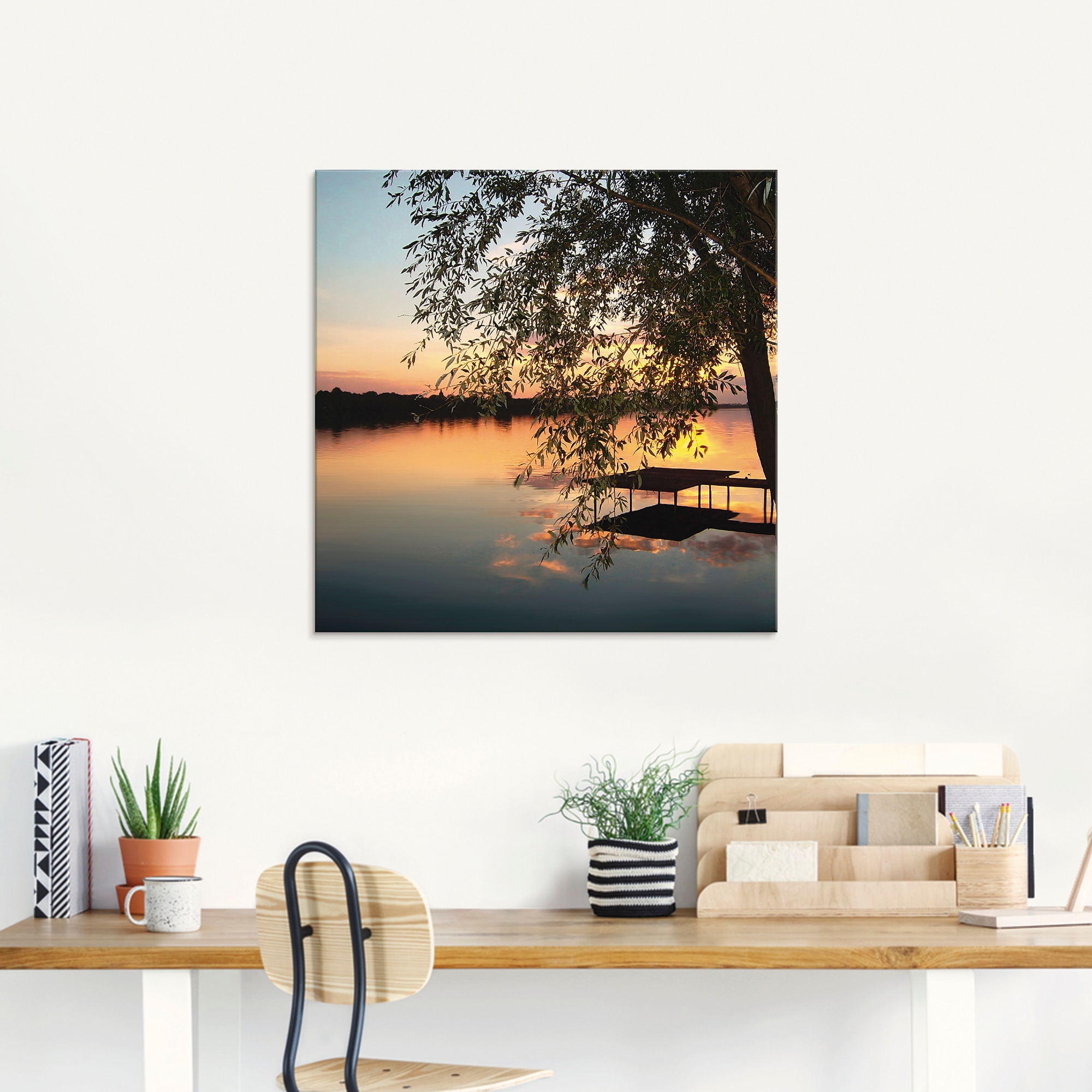 Artland Glasbild »Landschaftsfotografie« Gewässer 1 Stk. tlg. in verschiedenen Grössen