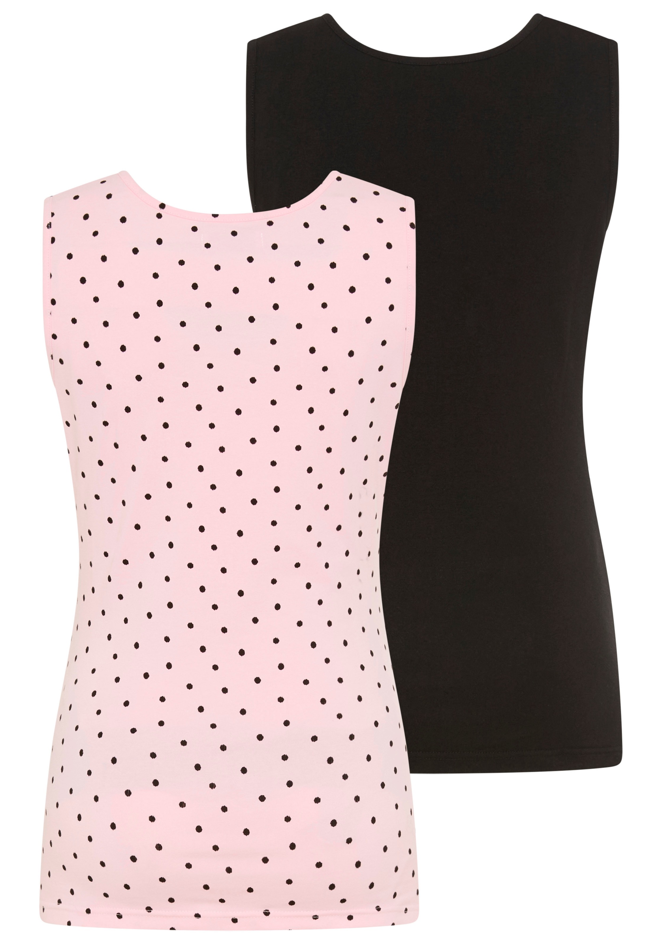 Neun Monate T-shirt de grossesse »2er Pack Umstands-Tops« Packung, 2, 2 pièces eng anliegende Passform, tiefer V-Ausschnitt mit Wickeloptik