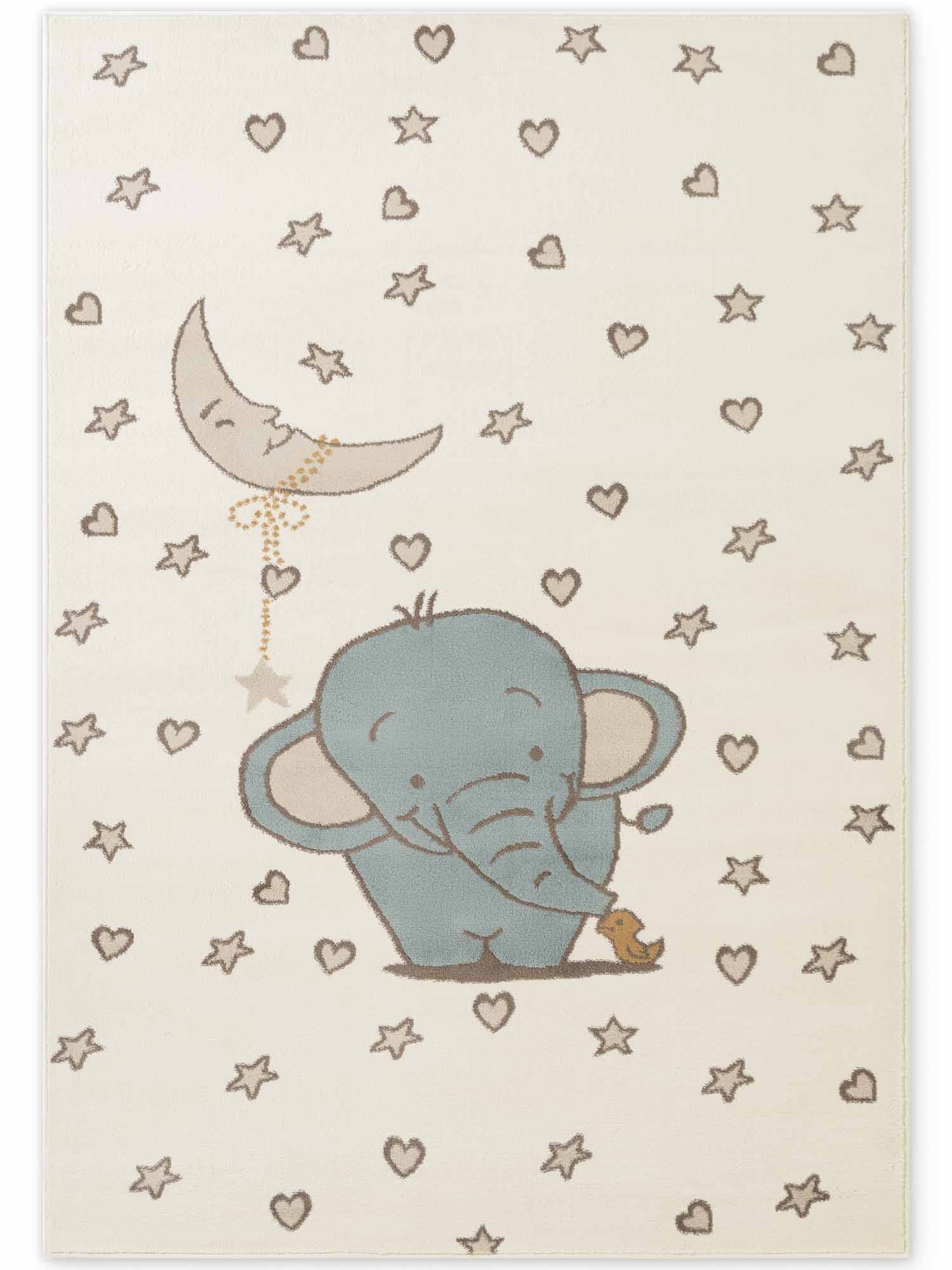 HANSE Home Tapis pour enfants »Little Elli« Rectangulaire 10 mm Höhe Pflegeleicht, Weich, Kinderzimmer, Spielteppich, Spielunterlage