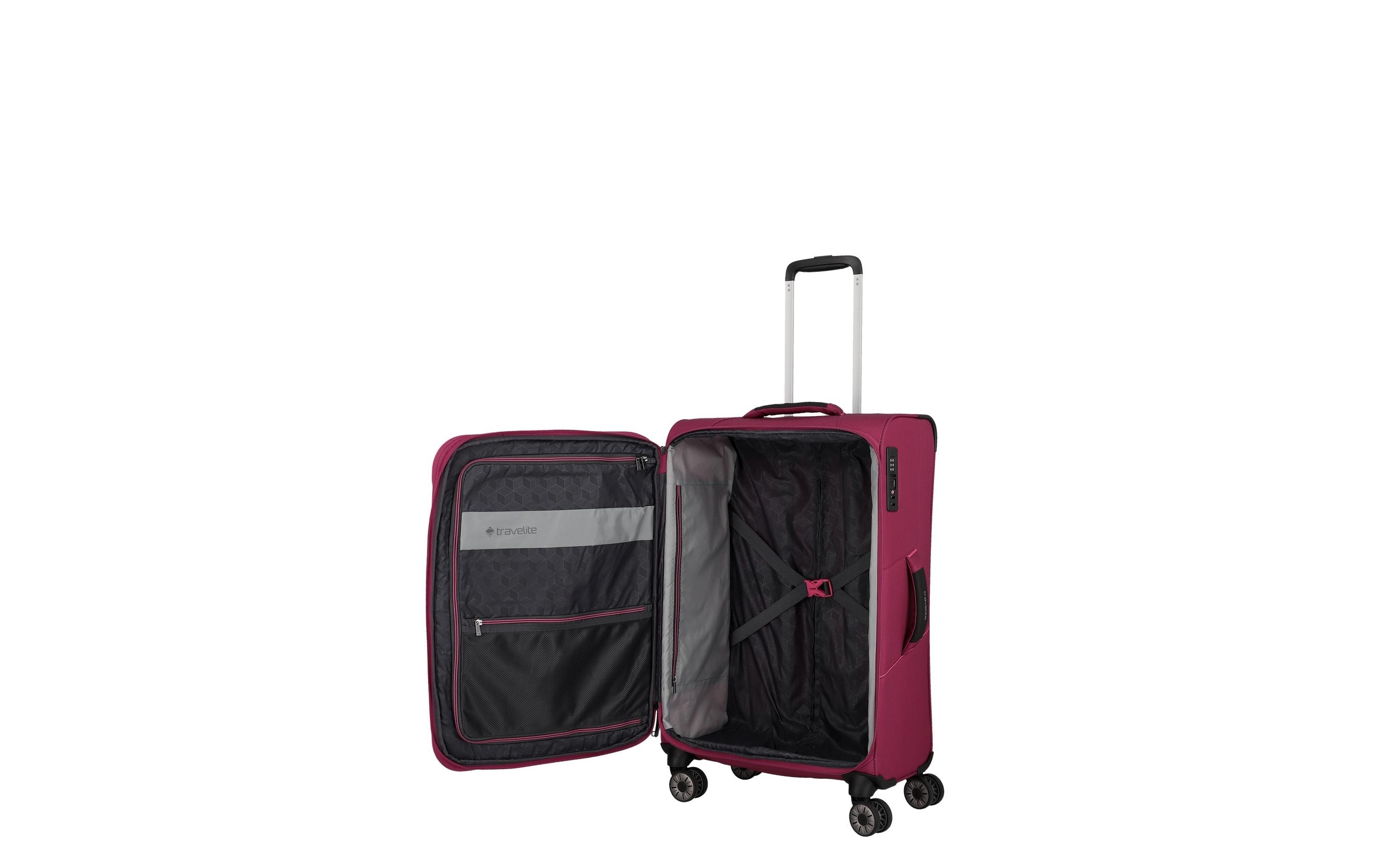 travelite Trolley »travelite Reisekoffer Skaii Trolley M erw. 67 l« 67 l 4 Rollen