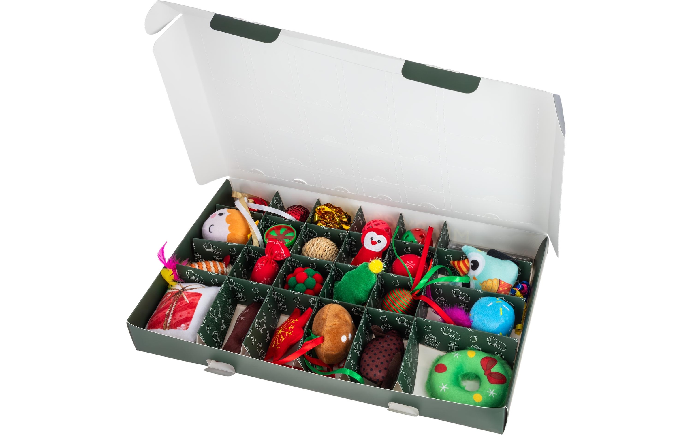 Kerbl Adventskalender »Adventskalender für Katzen 24 XMAS-Spielzeuge«
