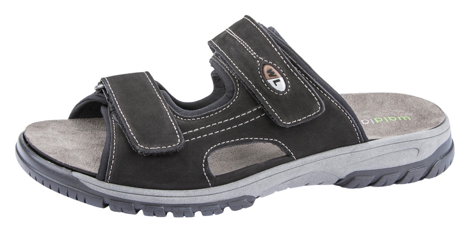 Waldläufer Pantolette »Harald«  , Sommerschuh, Schlappen, Klettschuh, in Weite H (= sehr weit)