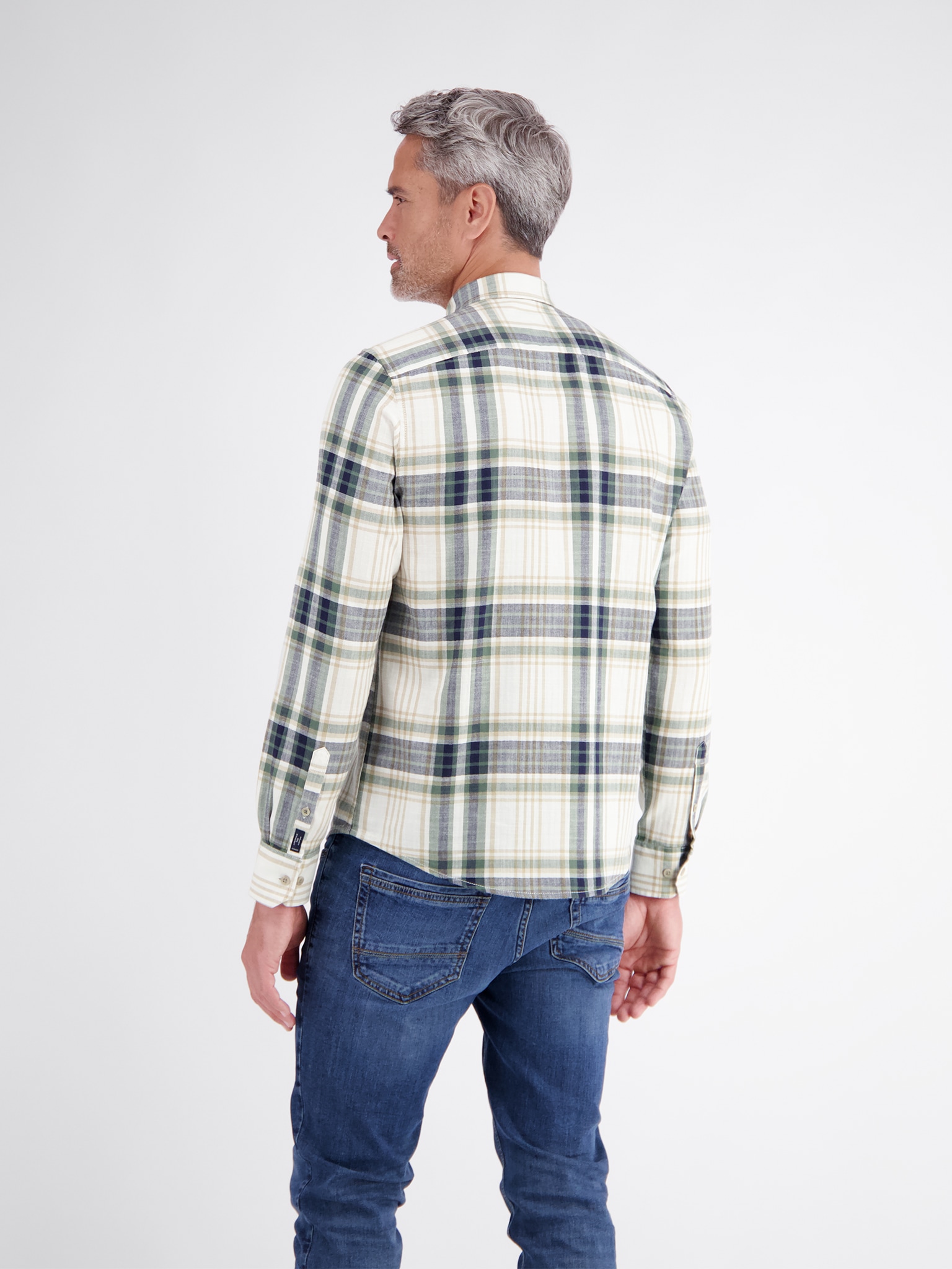 LERROS Chemise à carreaux Langarm Karohemdn mit Brusttaschen