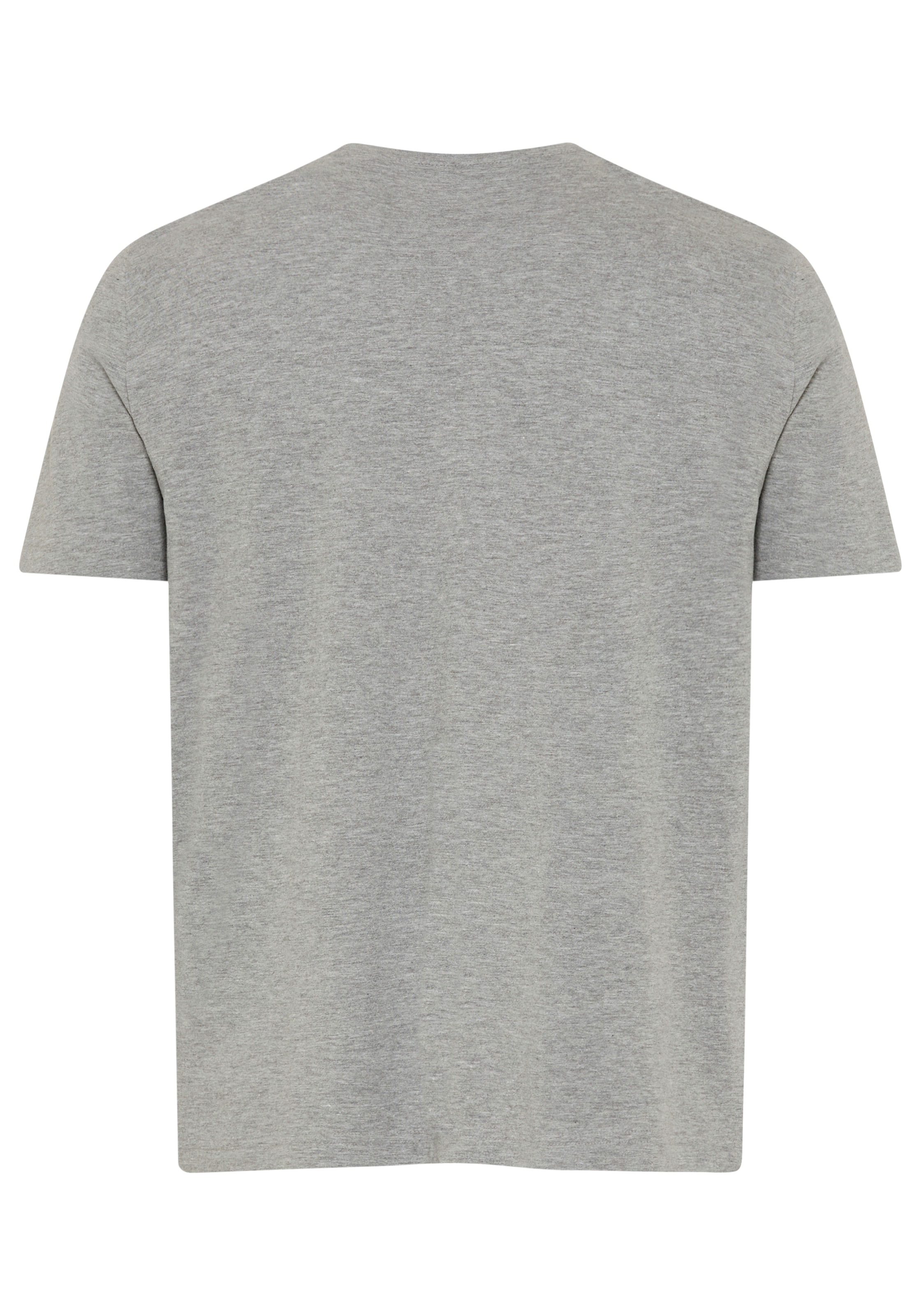 MUSTANG Rundhalsshirt »Alex Logoprint uni« mit Logoprint auf der Brust