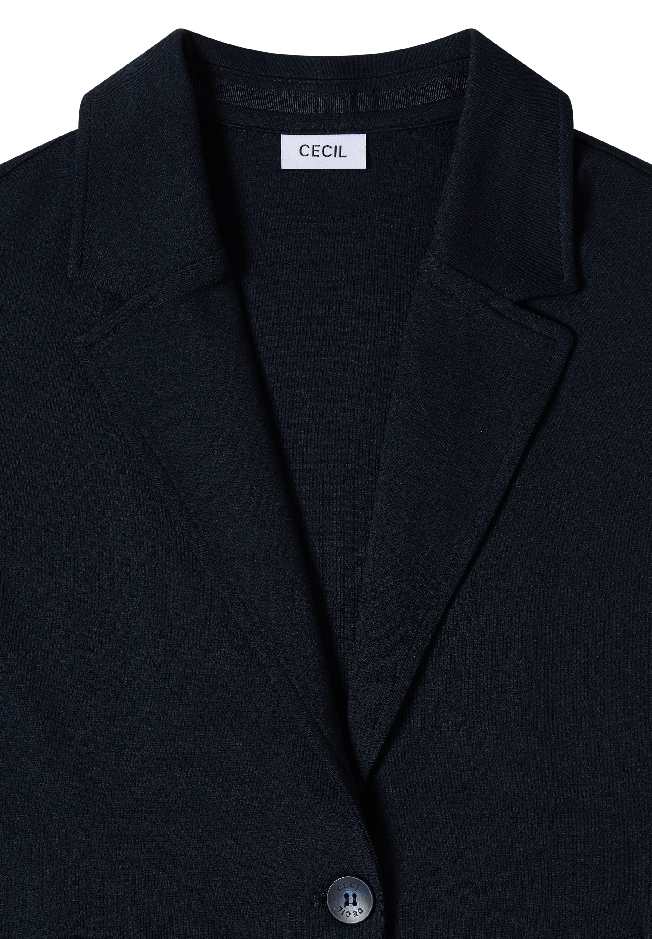 Cecil Sweatblazer mit Knopfverschluss und Viskose