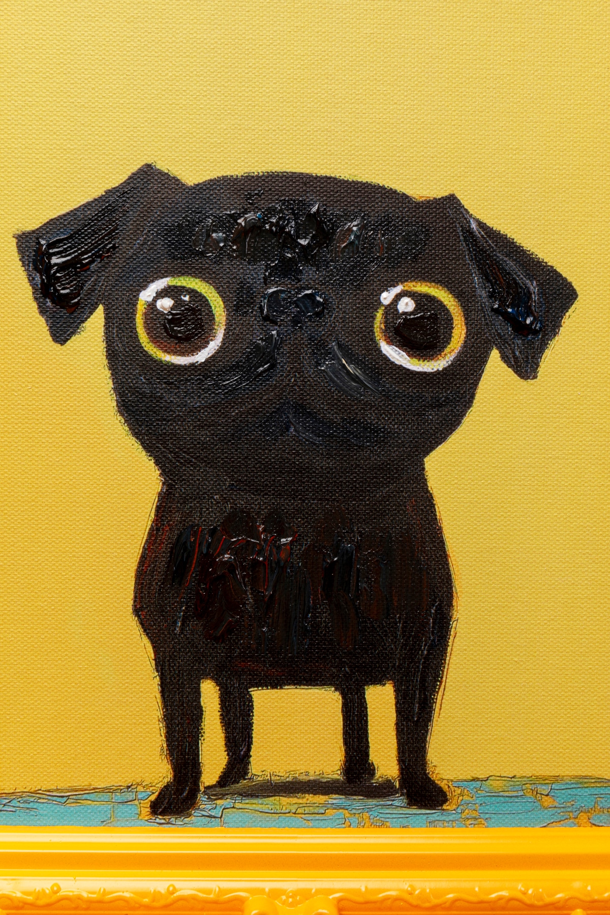 Kare Design Tableau avec cadre »Gerahmtes Bild Sweet Dog Eyes 30x35cm« 1, 