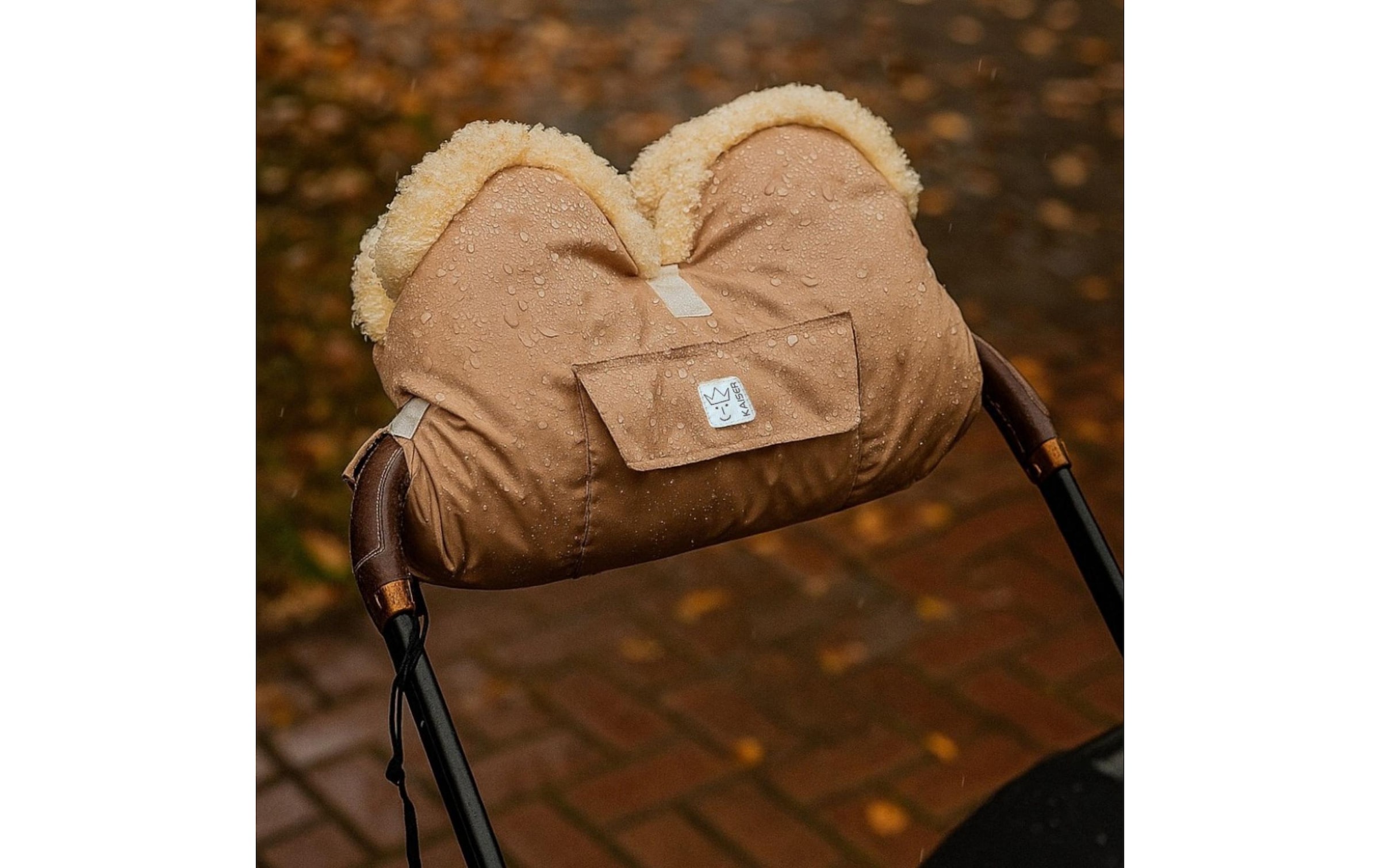 Kaiser Kinderwagen-Handwärmer »Lammfell Big Sand«