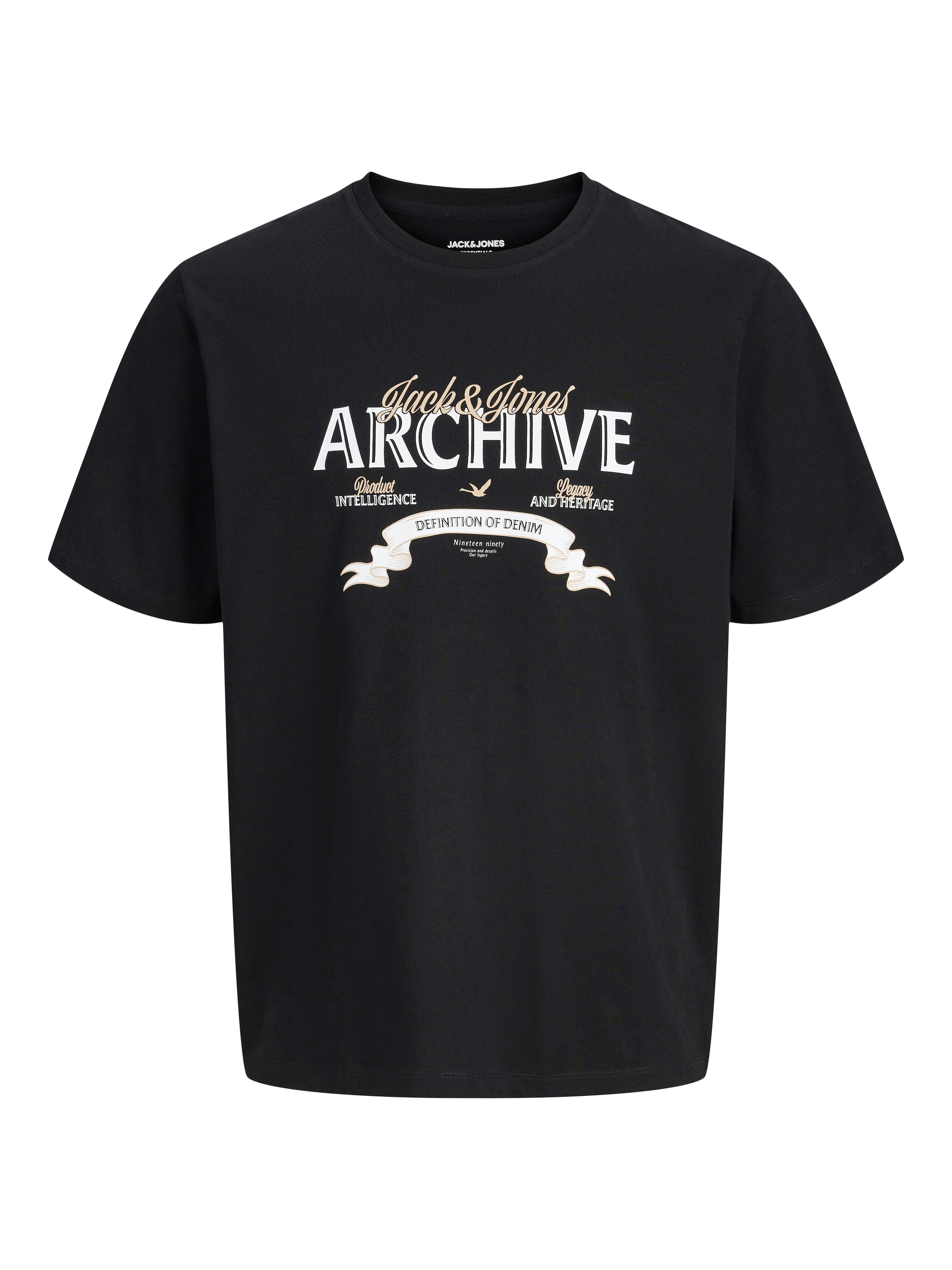 Jack & Jones T-shirt »JJEDOVER DENIM TEE SS O-NECK 3PK MP« Packung, 3 pièces