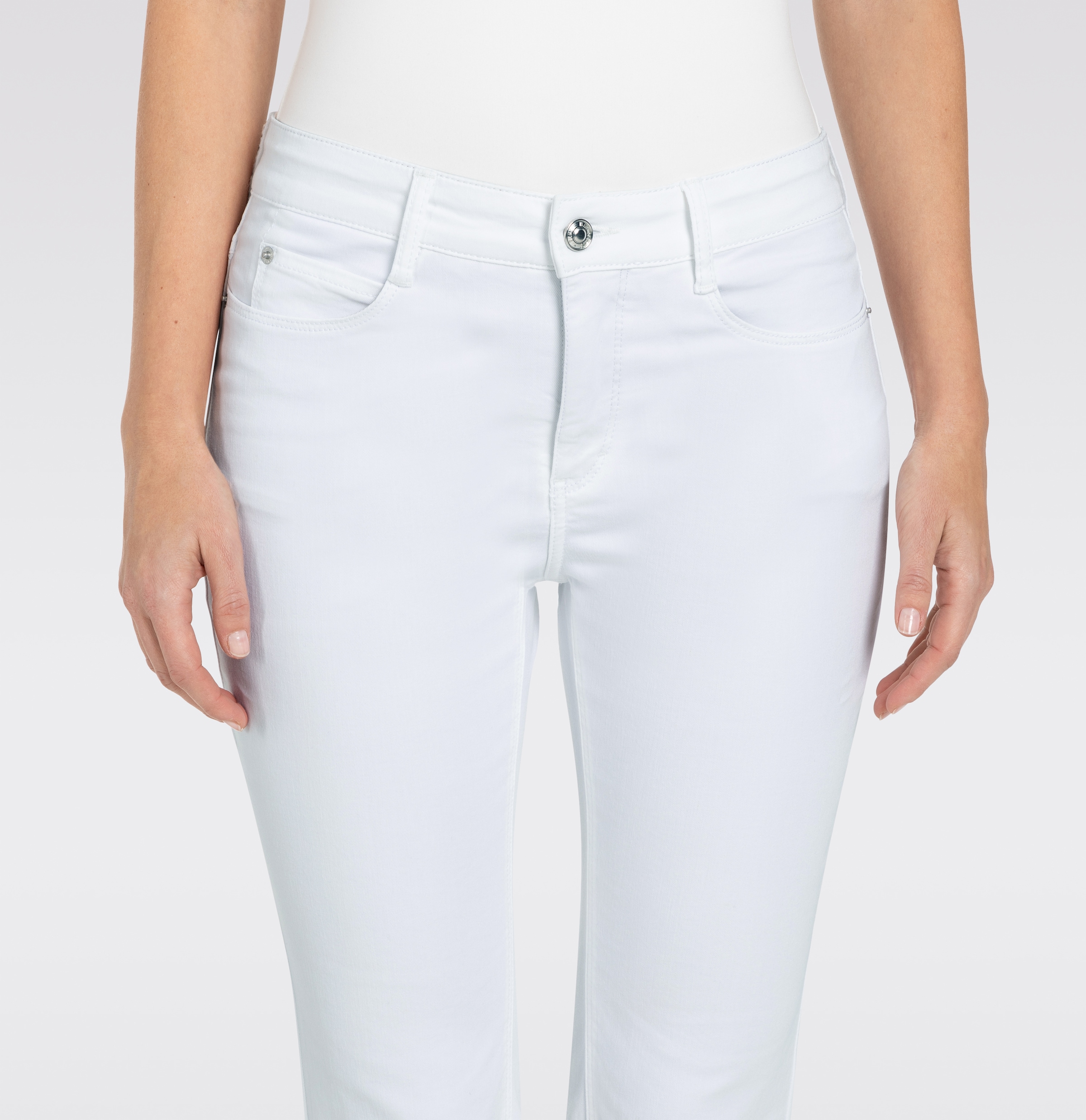 MAC Jeans capri »Dream-Sum« assise confortable avec ourlet repliable