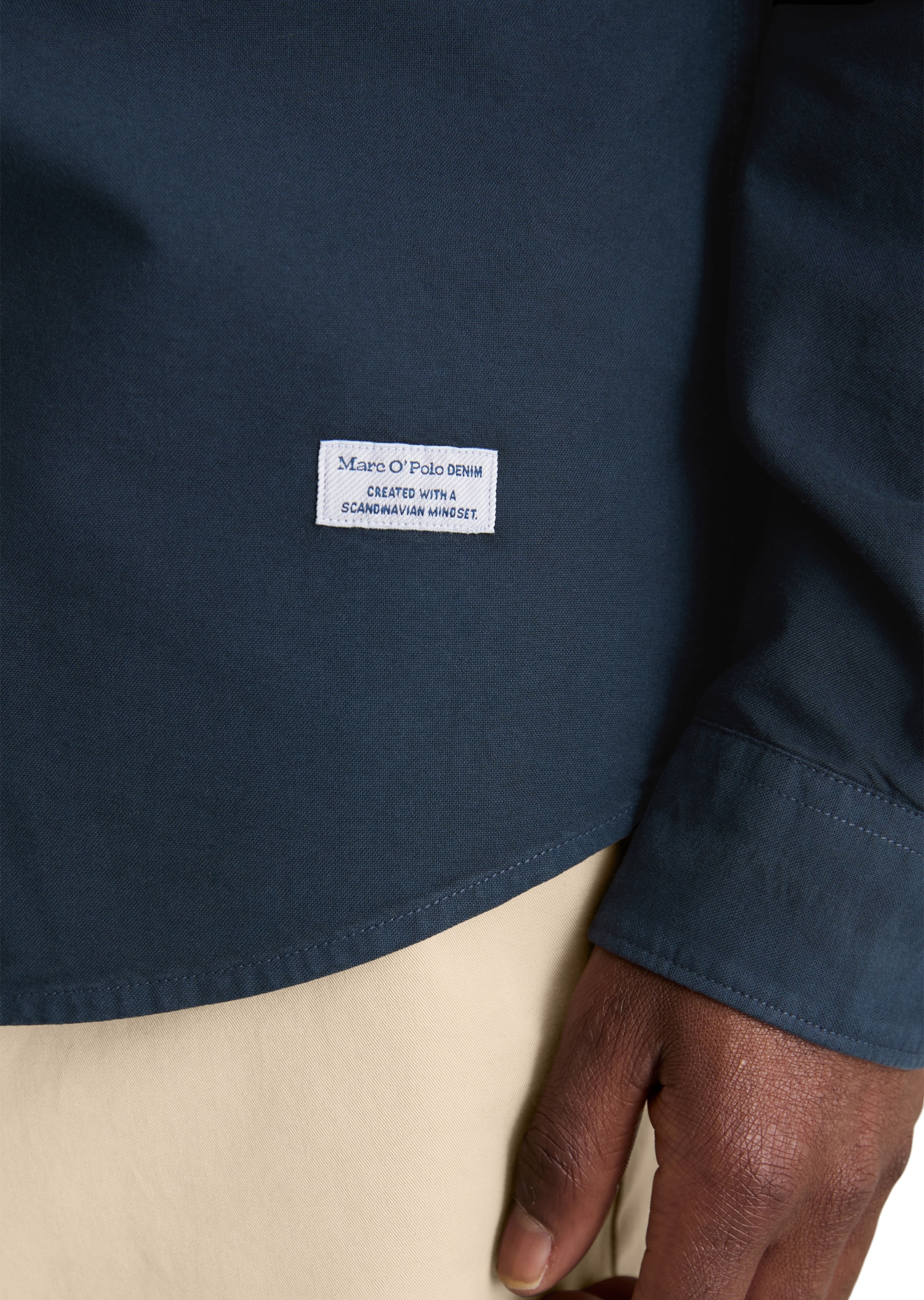 Marc O'Polo DENIM Chemise à manches longues Oxford-Hemd regular fit aus reiner Bio-Baumwolle