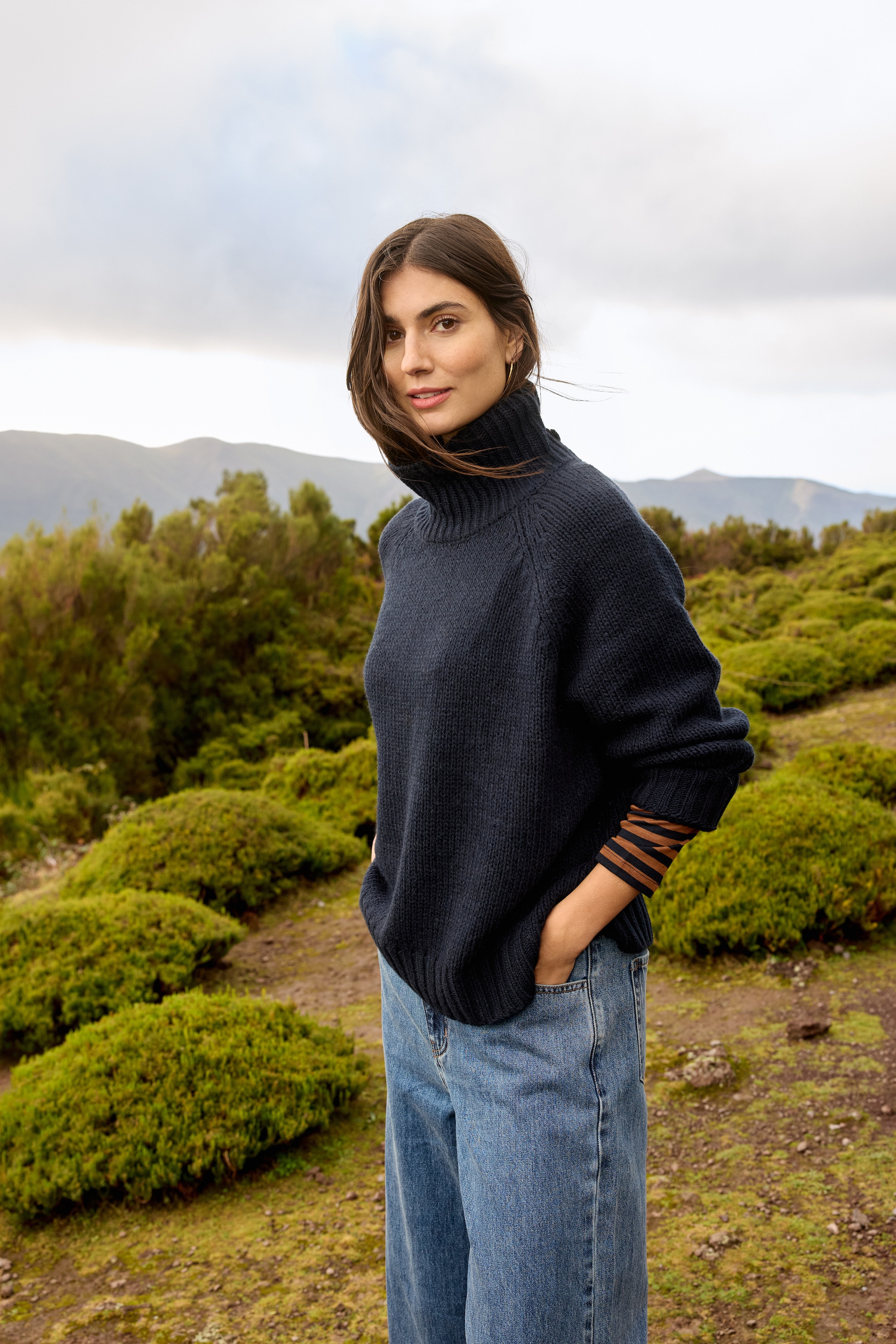soyaconcept T-shirt à manches longues »SC-HELLE YD 1« mélange de matériaux