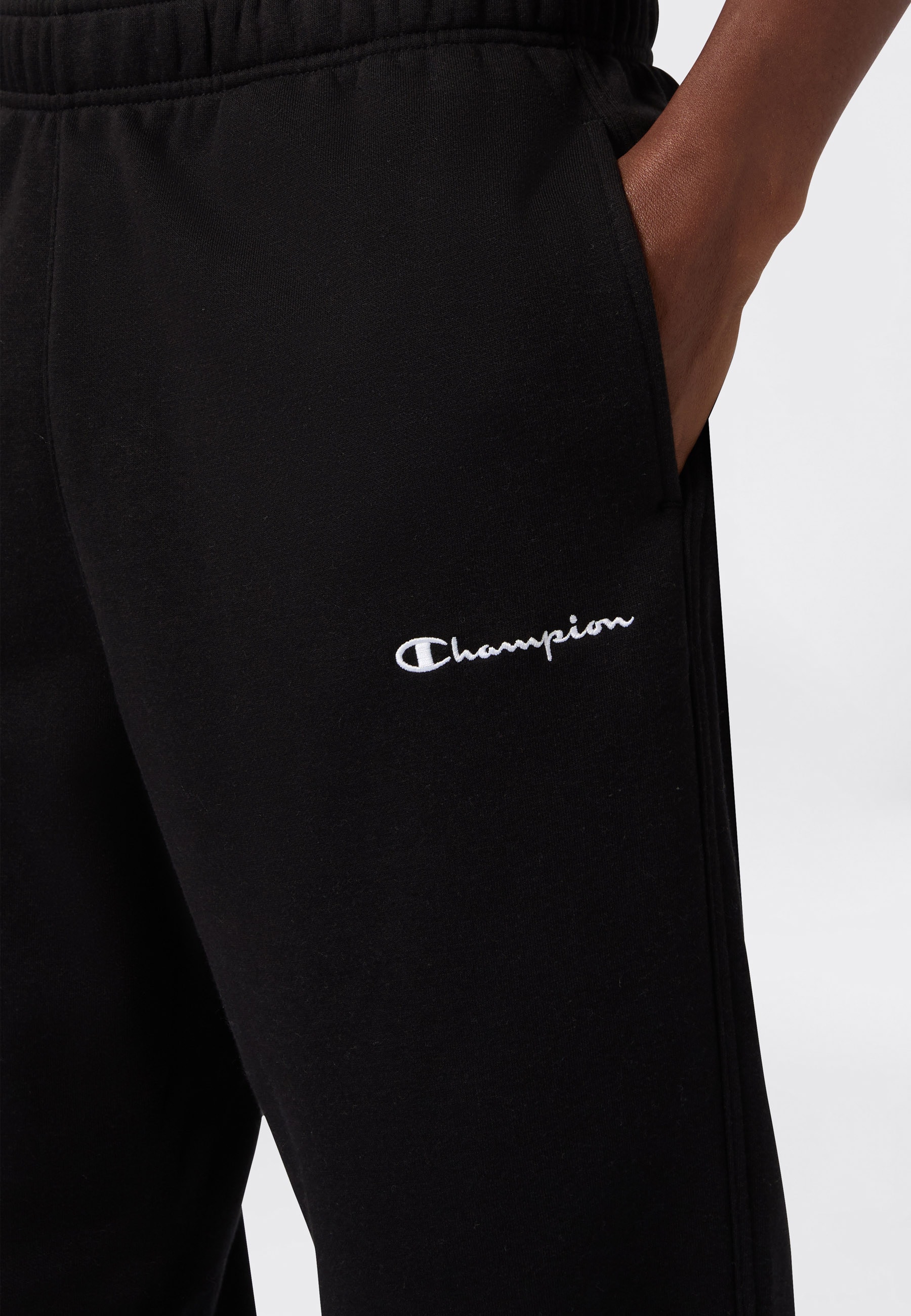 Champion Pantalon de jogging »ICONS Straight Hem Pants Fleece«  geradliniger Schnitt, sportlich-schlichter Stil, atmungsaktiv