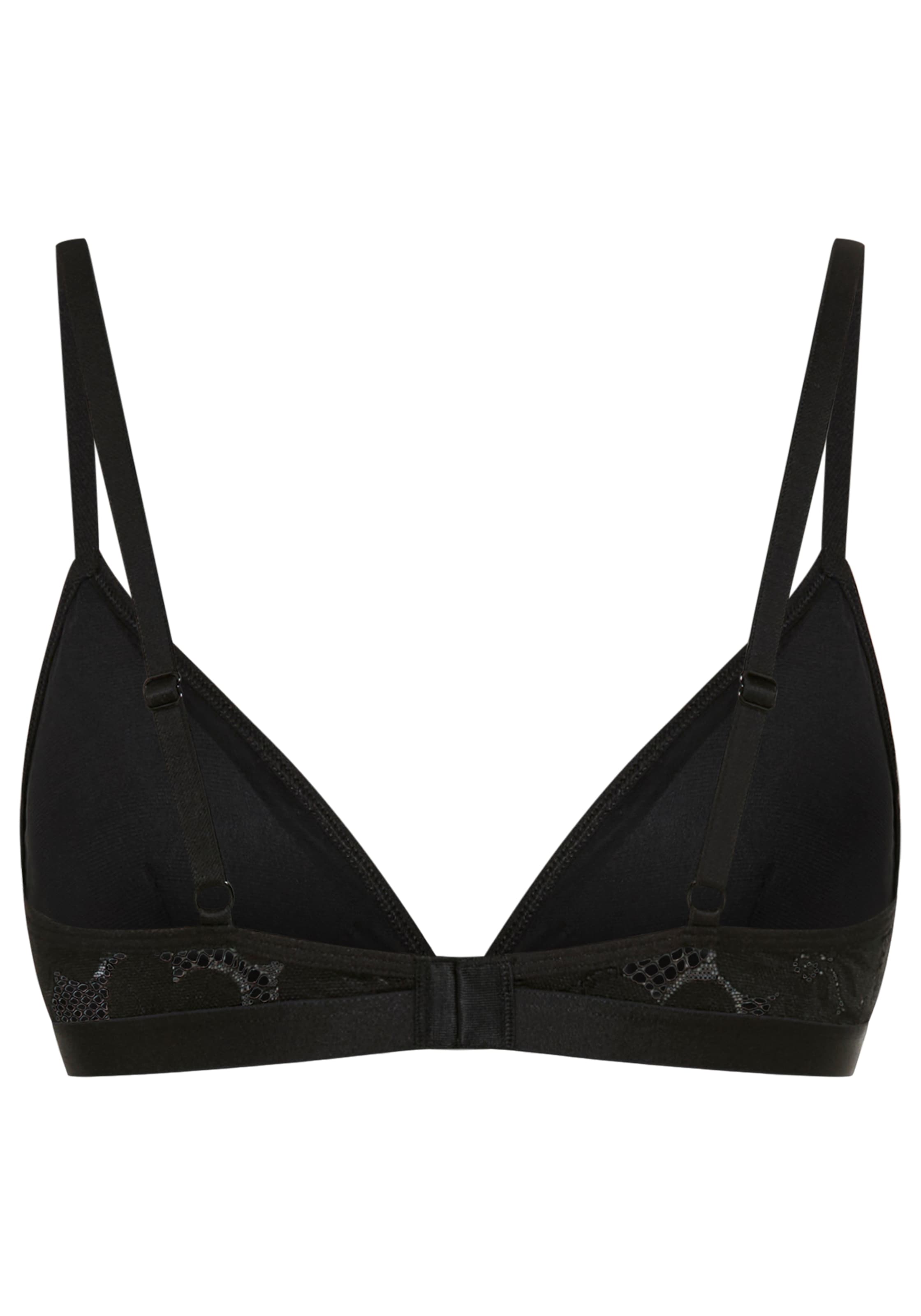 HUGO Underwear Triangel-BH aus geblümter Spitze mit herausnehmbarer Wattierung