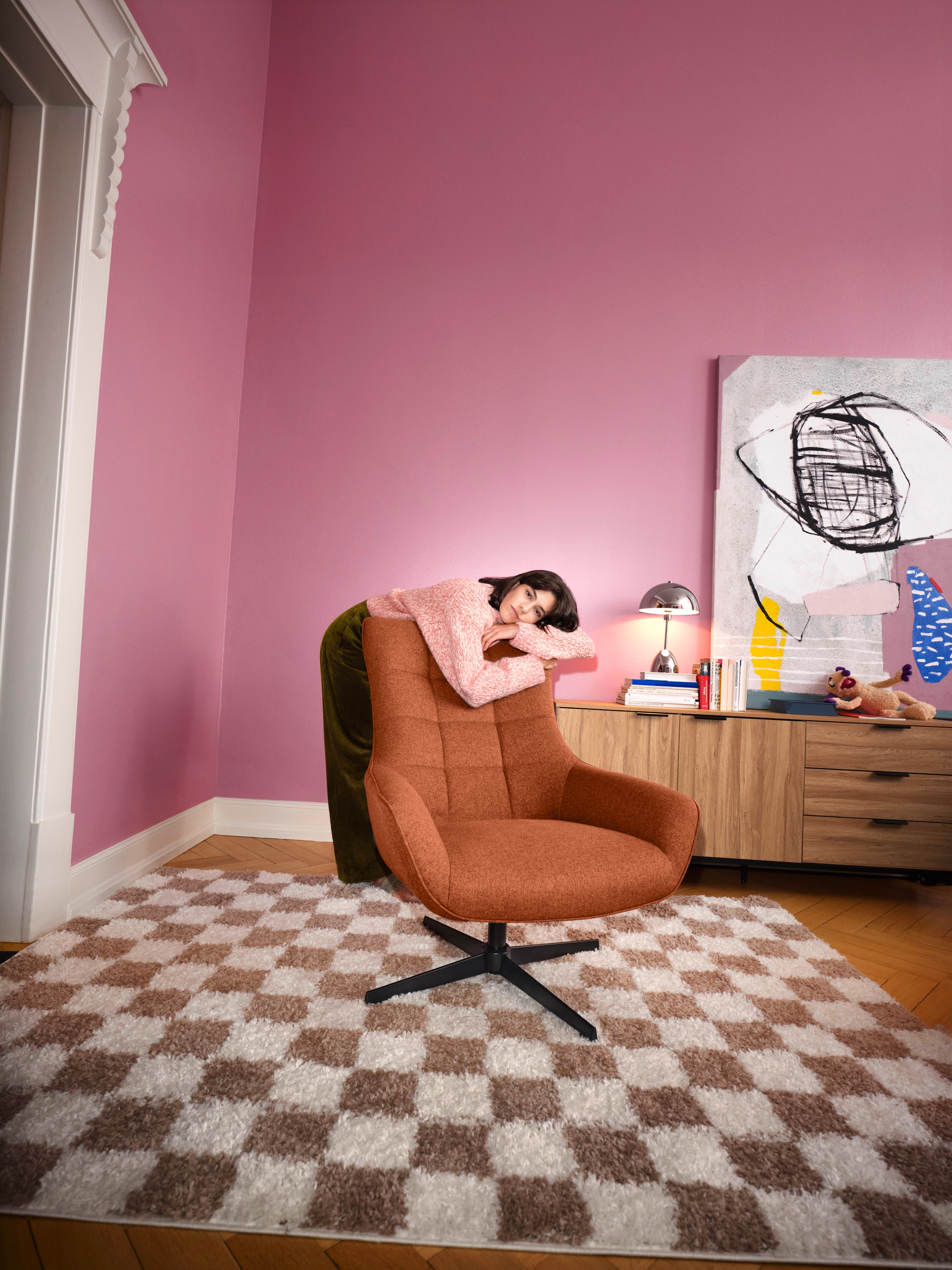 GOODproduct Fauteuil à oreilles »LEMOORE - OTTO. Verlässliche Qualität.« Relaxsessel, TV-Sessel, 360° Grad drehbar