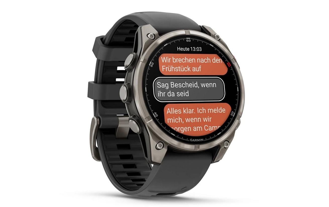 Garmin Fitnessuhr »fēnix 8 Pro – AMOLED« (3,56 cm / 1,4 ″)