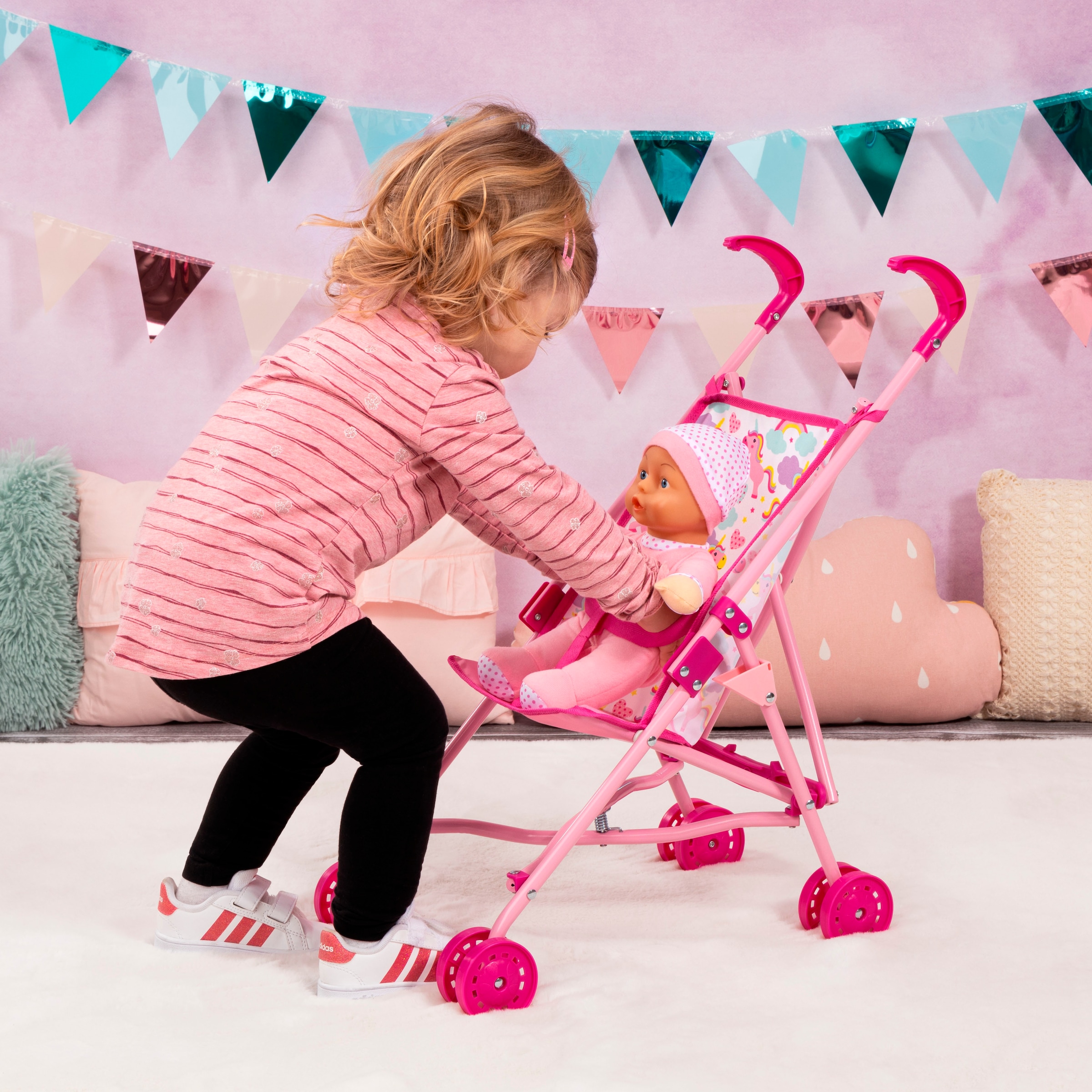 Bayer Puppenbuggy »Set mit Puppe«