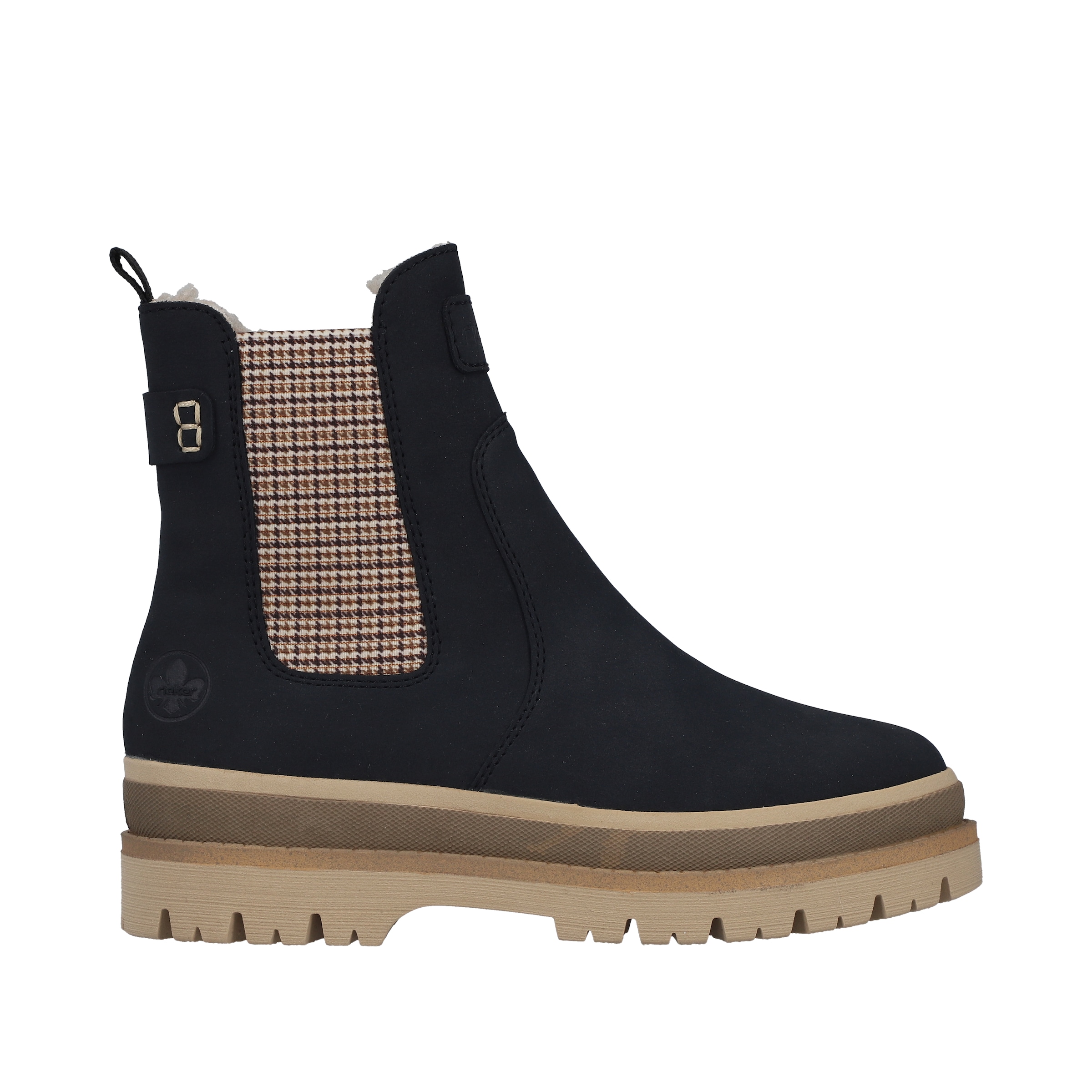 Rieker Bottes d'hiver  chelsea boots, bottines à plateforme, bottines zippées à l'intérieur