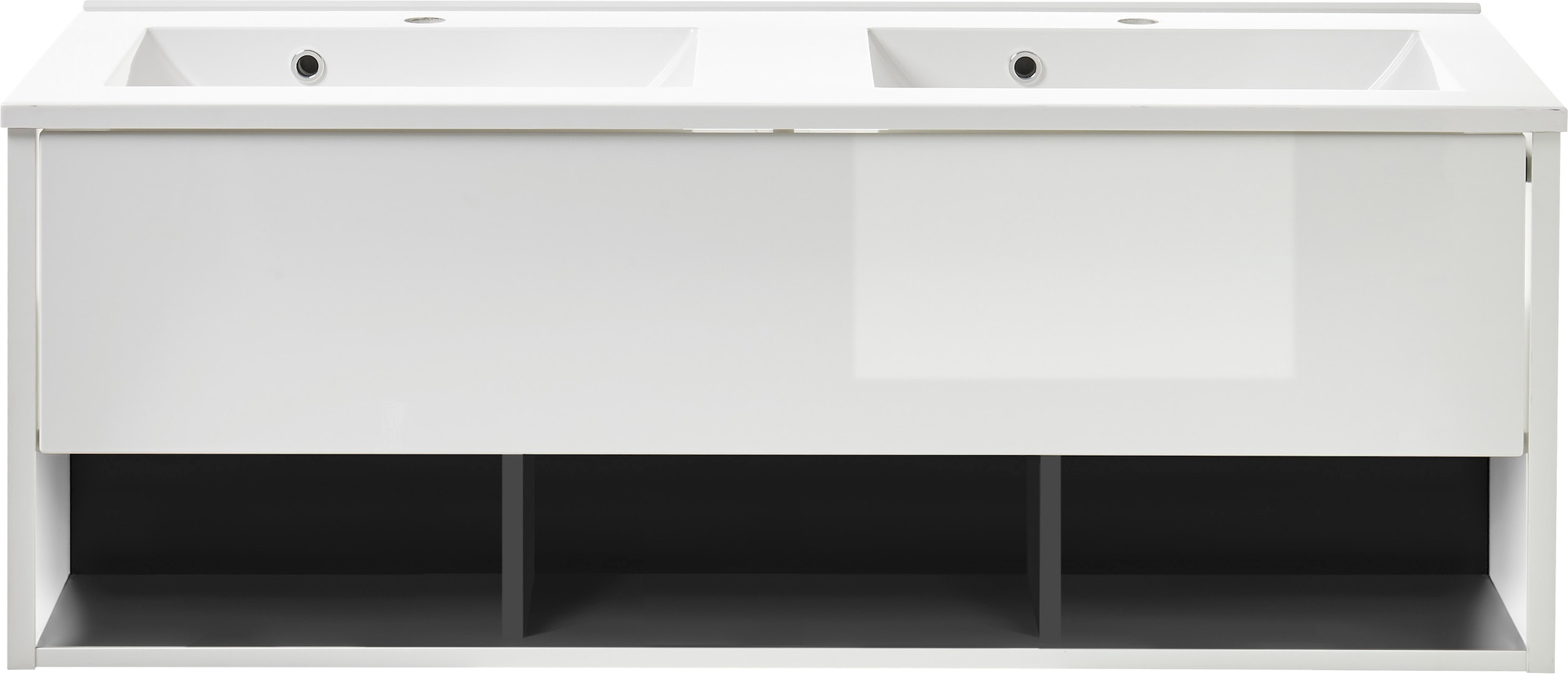 Home affaire Ensemble de meubles de salle de bain »Studio Line, Bad im modernen Design, 3-teiliges Badezimmer« 3 cuis tlg.