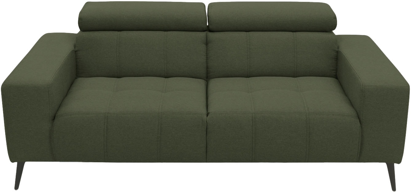 DOMO collection 2-places »Trento, mit Kufenfuss oder Einzelfuss« wahlweise mit Kopfteilverstellung und in zwei  Grössen erhältlich