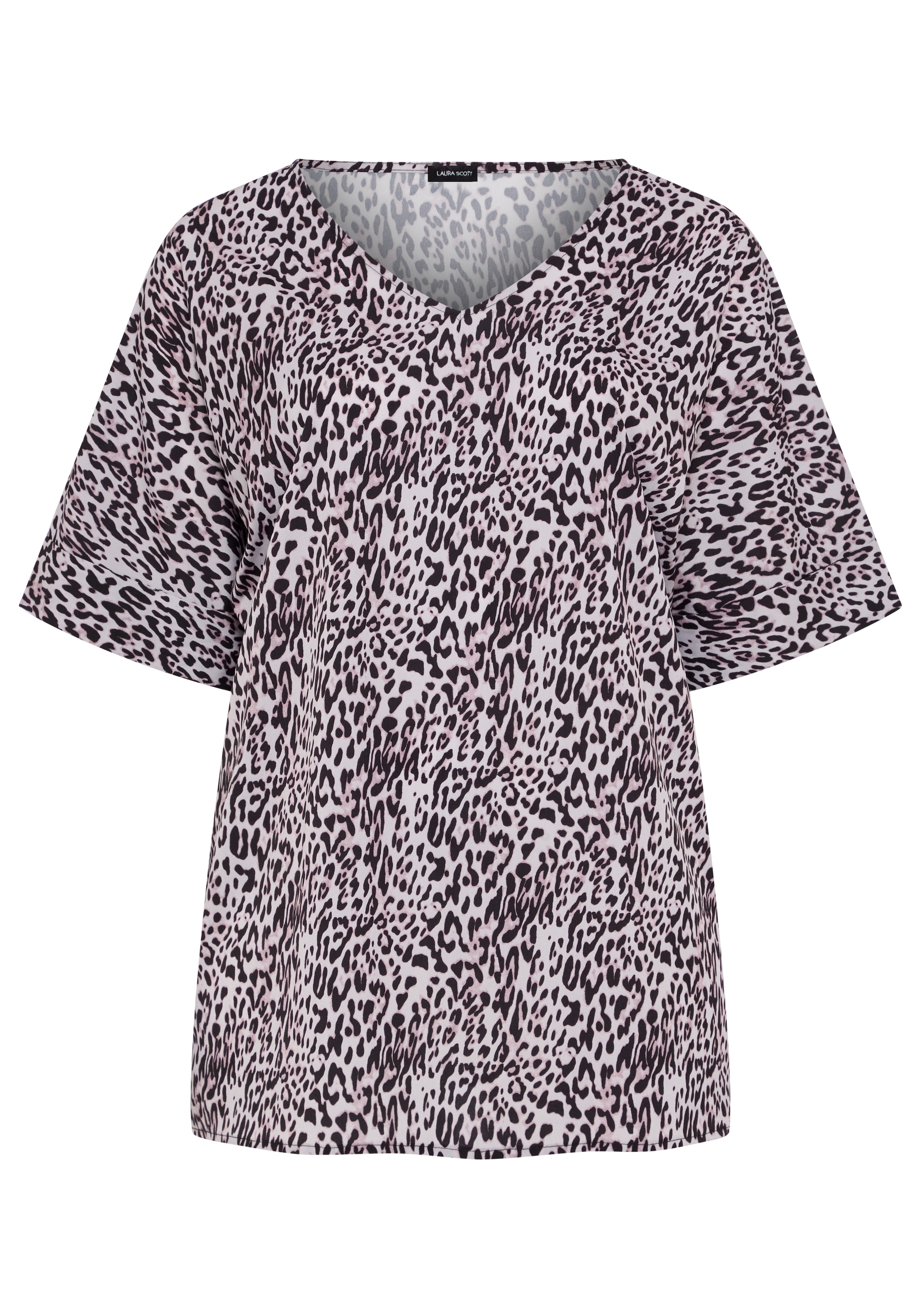 Laura Scott CURVE Blouse à enfiler »Grosse Grössen« coupe ample, longueur couvrant les fesses, style féminin