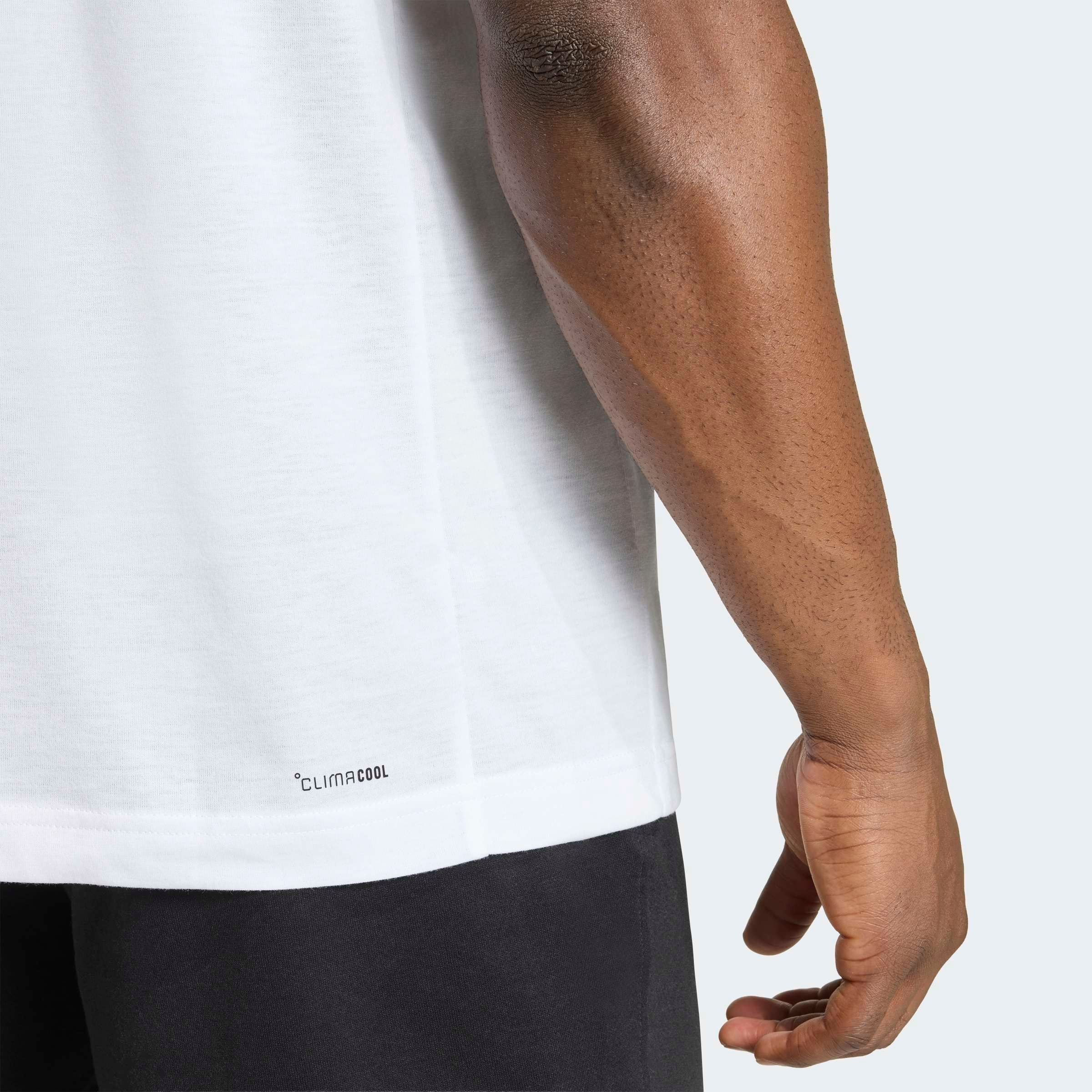 adidas Performance T-shirt »WORKOUT ESSENTIALS FEELREADY LOGO«