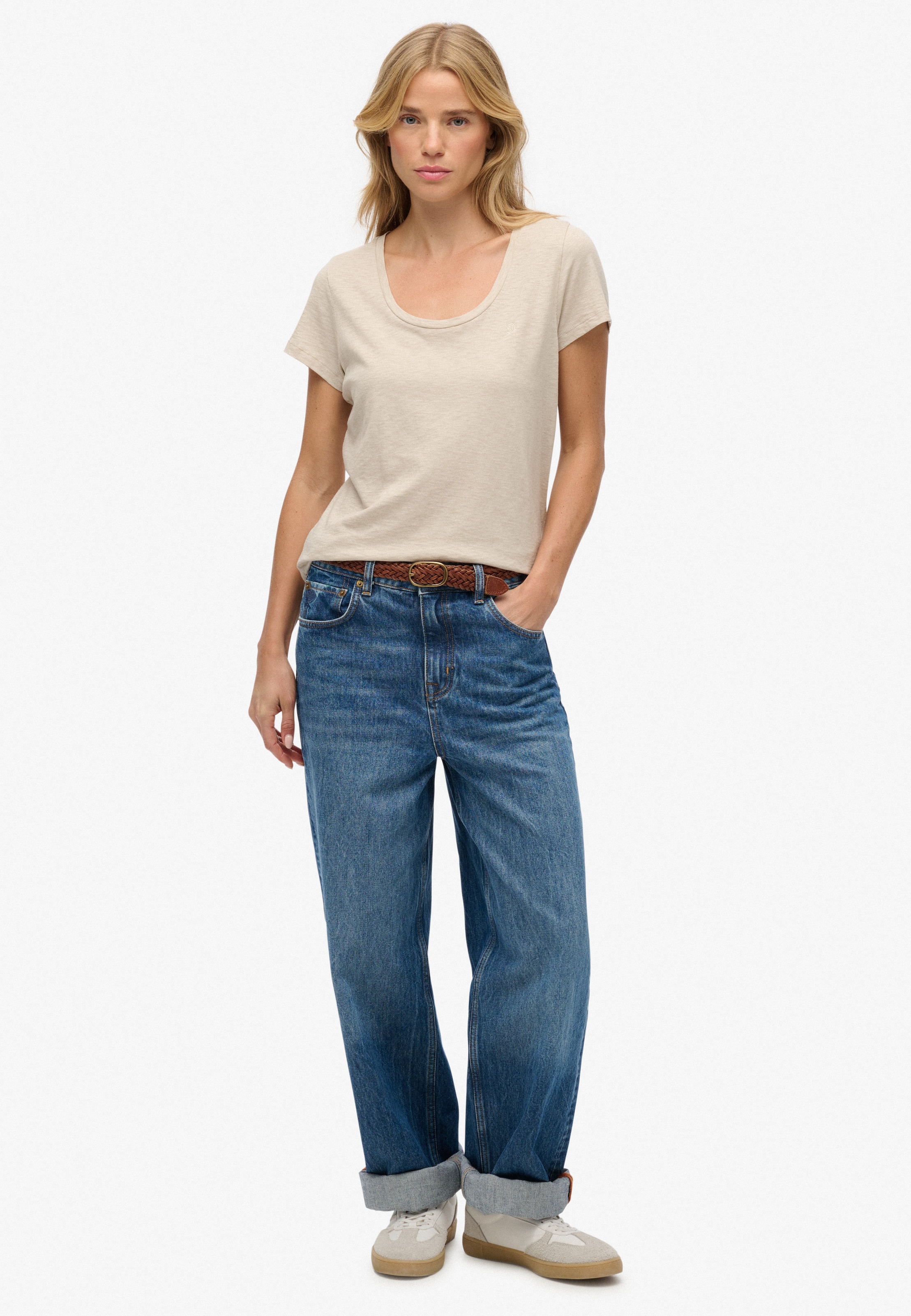 Superdry T-Shirt »STUDIOS SCOOP NECK TEE«