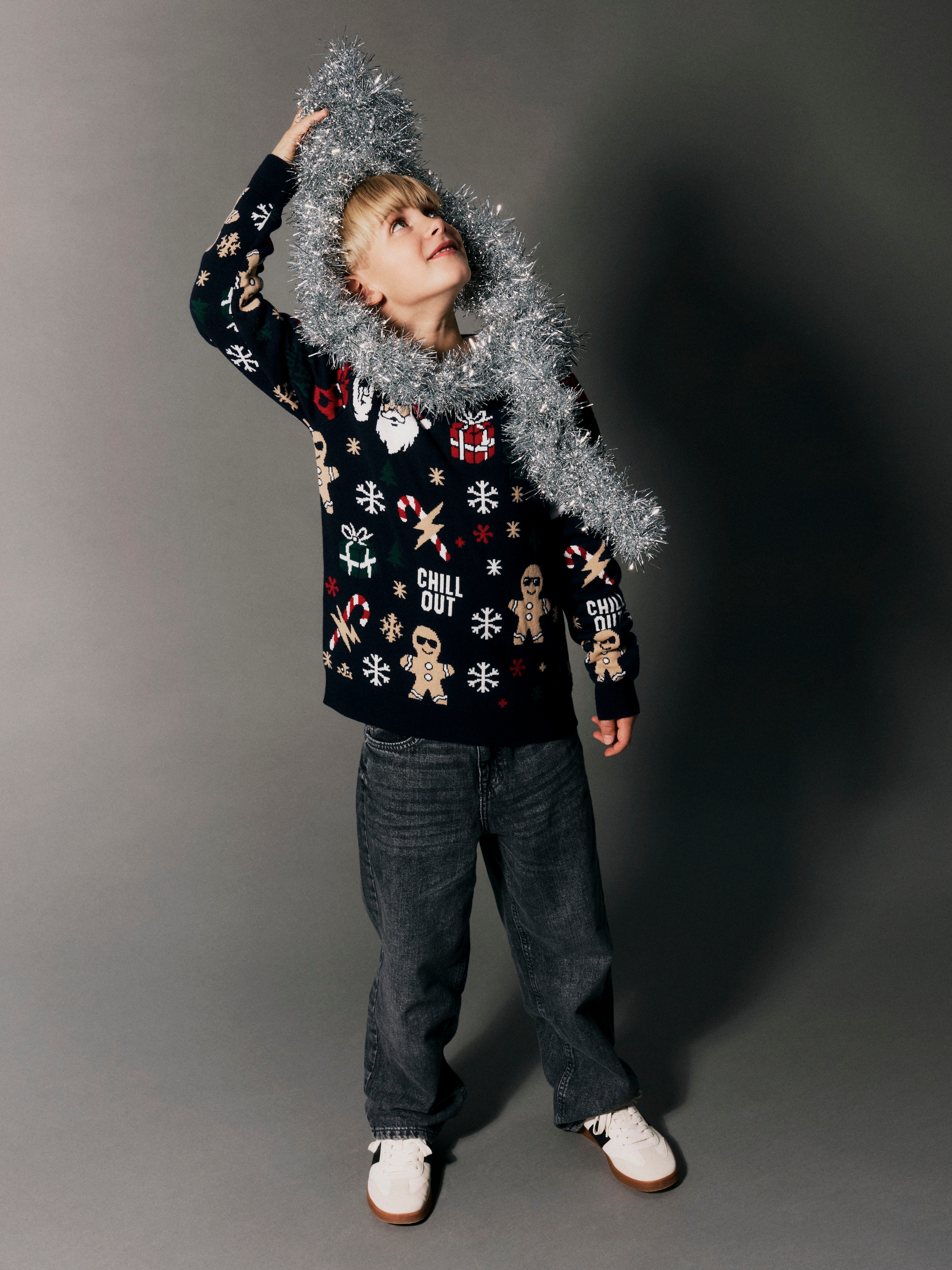 Name It Pull de Noël »NKMRICO LS LOOSE KNIT« Weihnachten, Kunstfaser, normal geschnitten