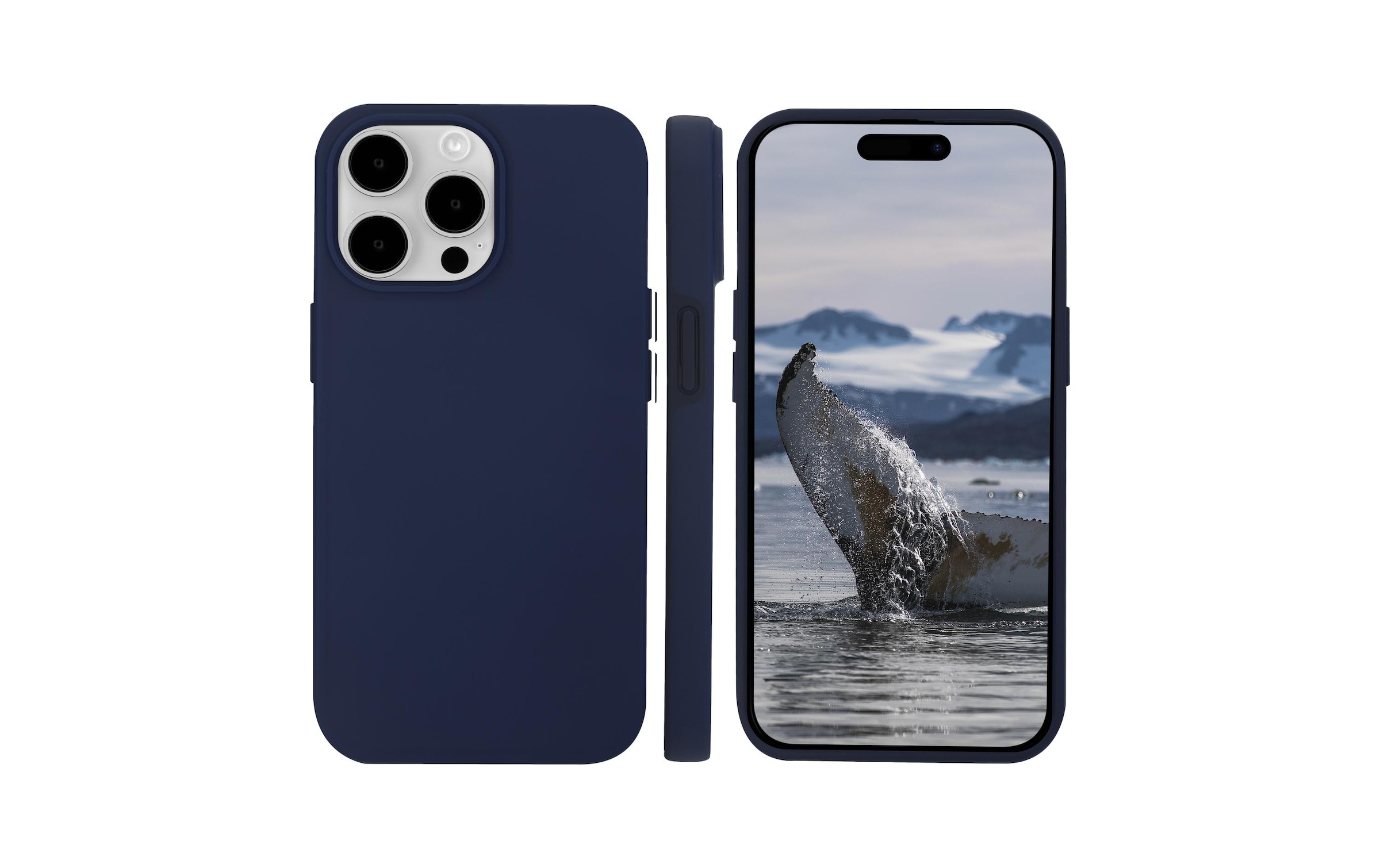 dbramante1928 Couverture arrière »Iceland Ultra D3O iPhone 15 Pro Blau«